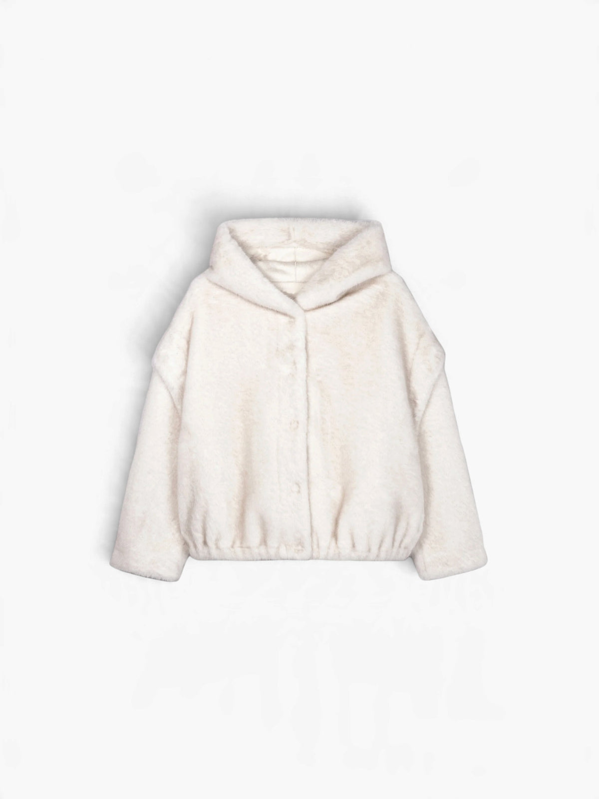 Studio AR Isadee Faux Fur jacket - Ecru