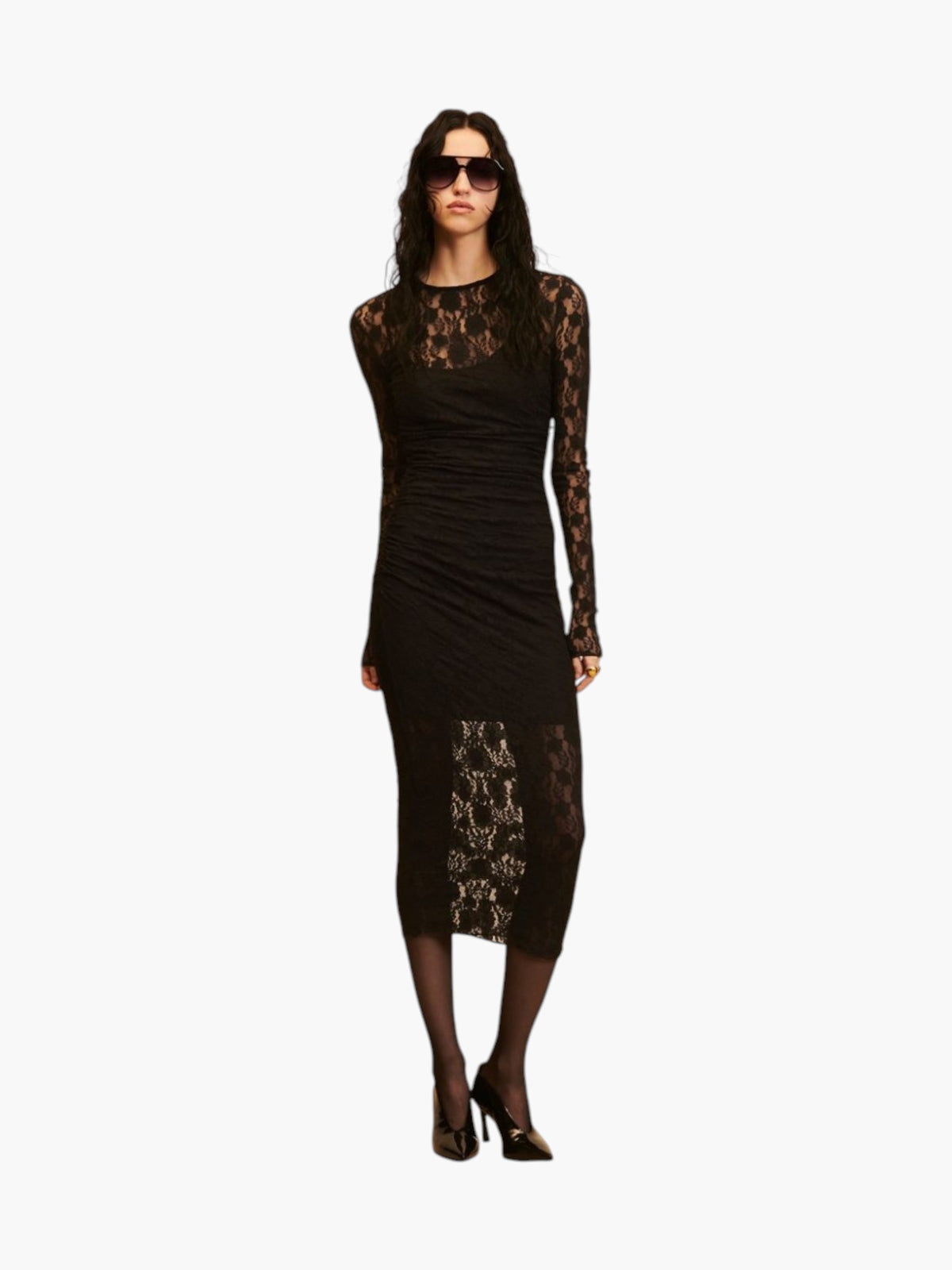 Aniye By - Tahlia Midi Dress - Zwart