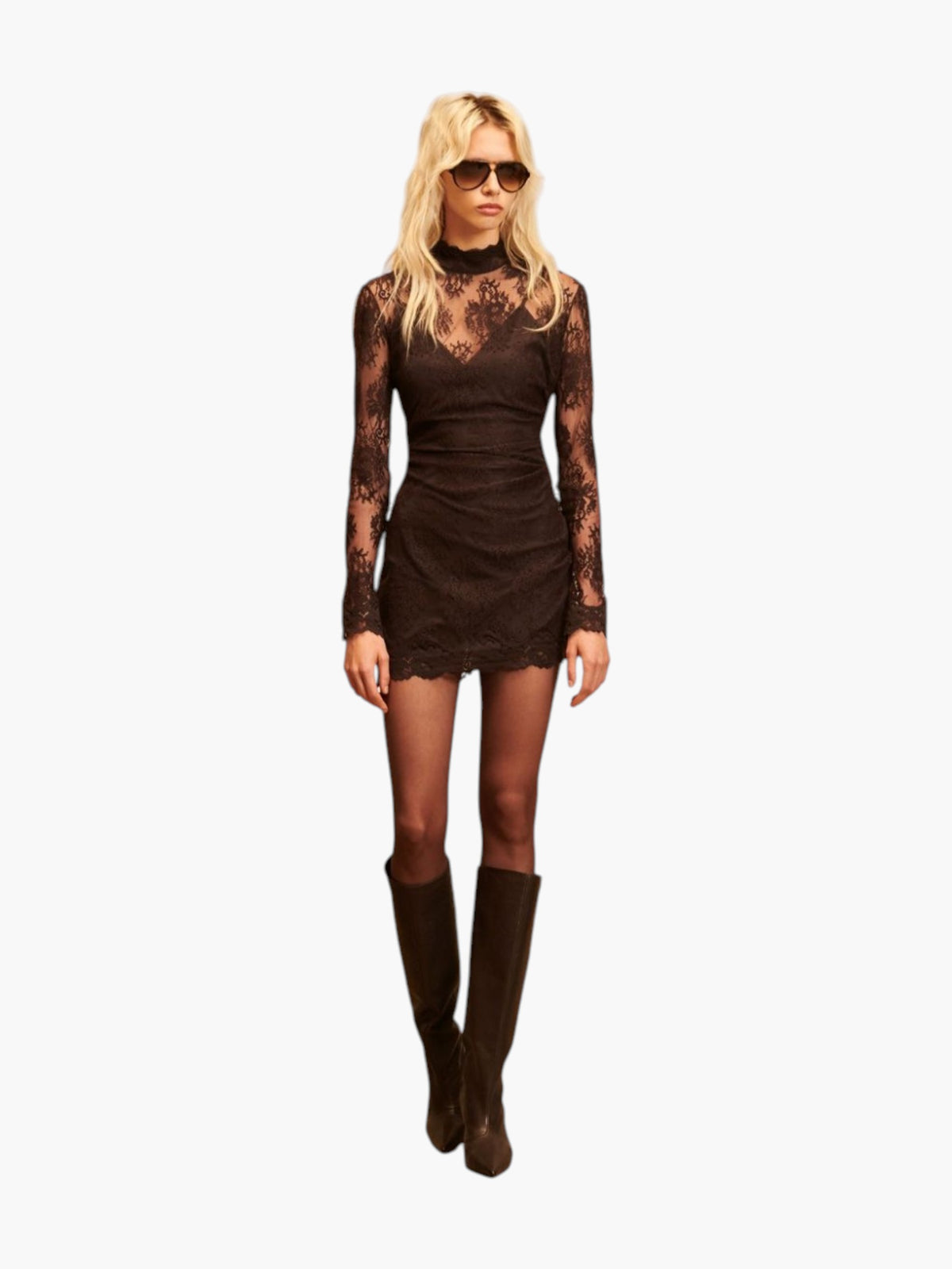 Aniye By - Midi Dress Norma - Chocoladebruin