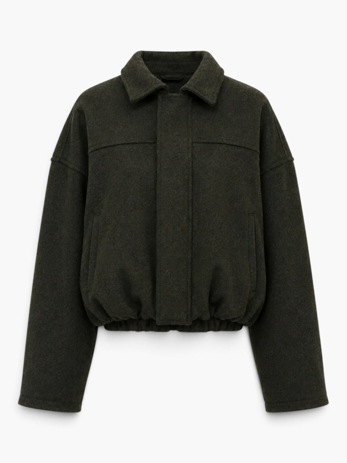 Alter Ego Meghan Wool Jacket - Dark Green - Donkergroen