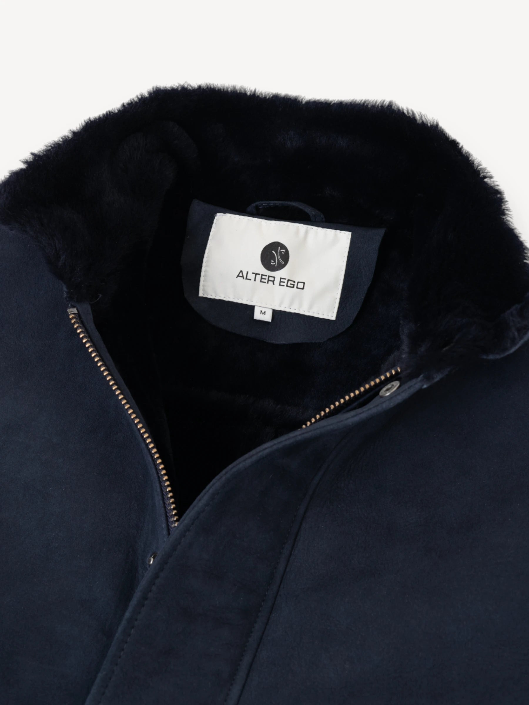 Mayson Shearling Jacket - Donkerblauw
