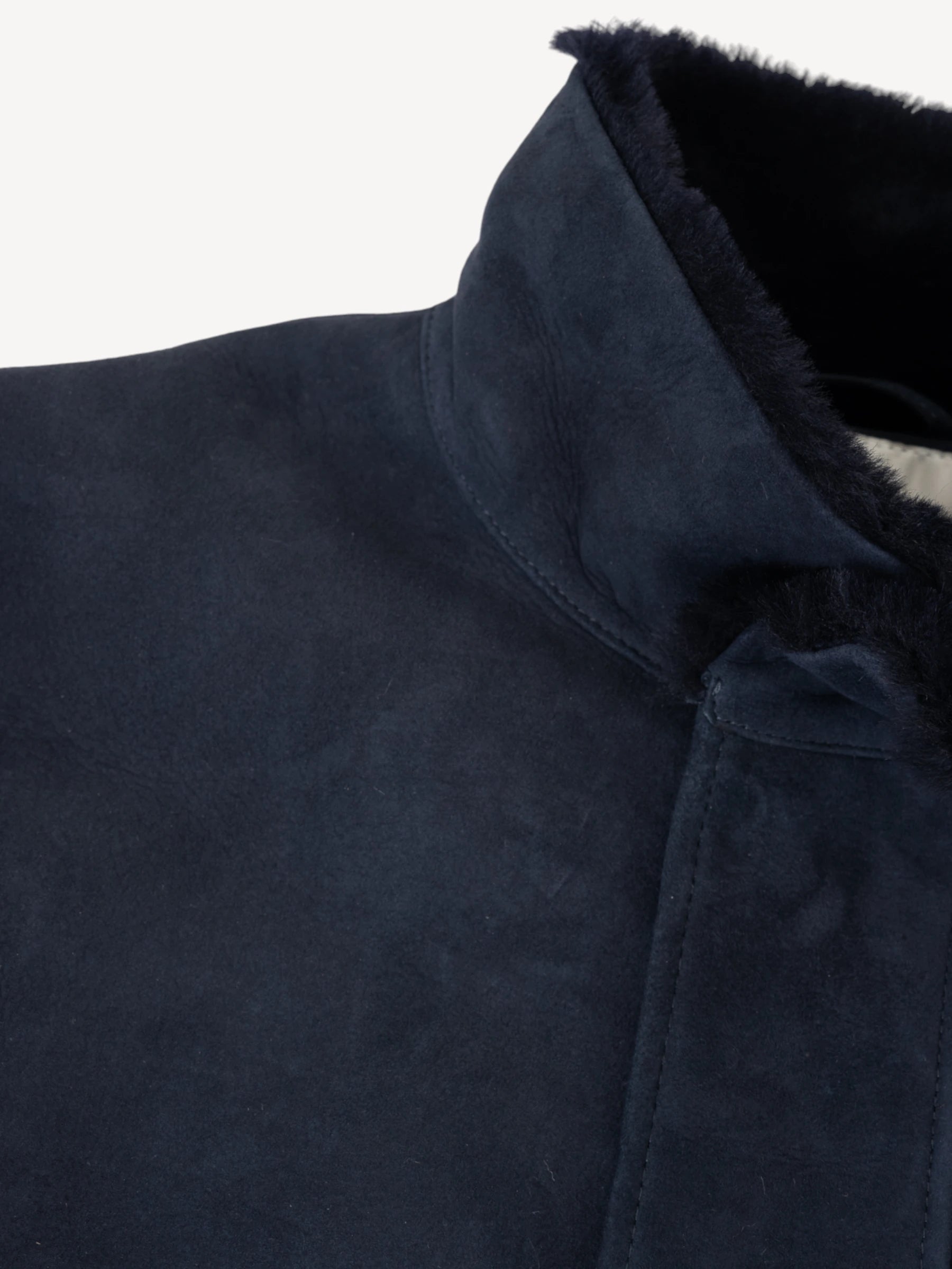 Mayson Shearling Jacket - Donkerblauw