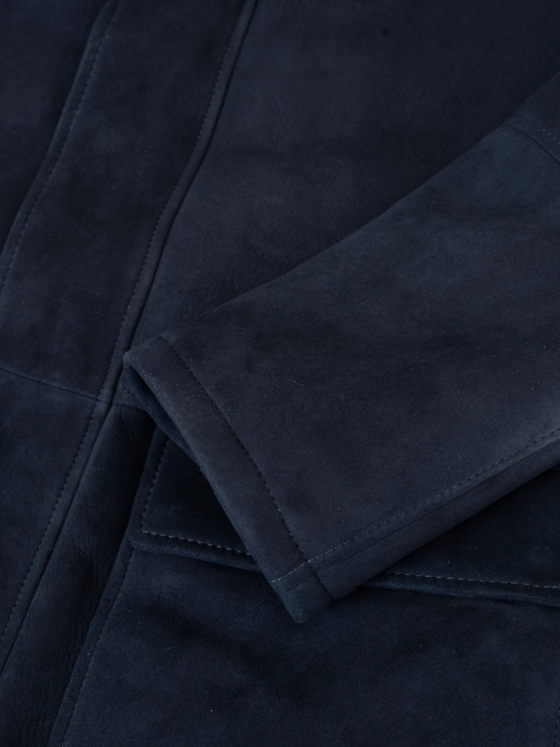 Mayson Shearling Jacket - Donkerblauw