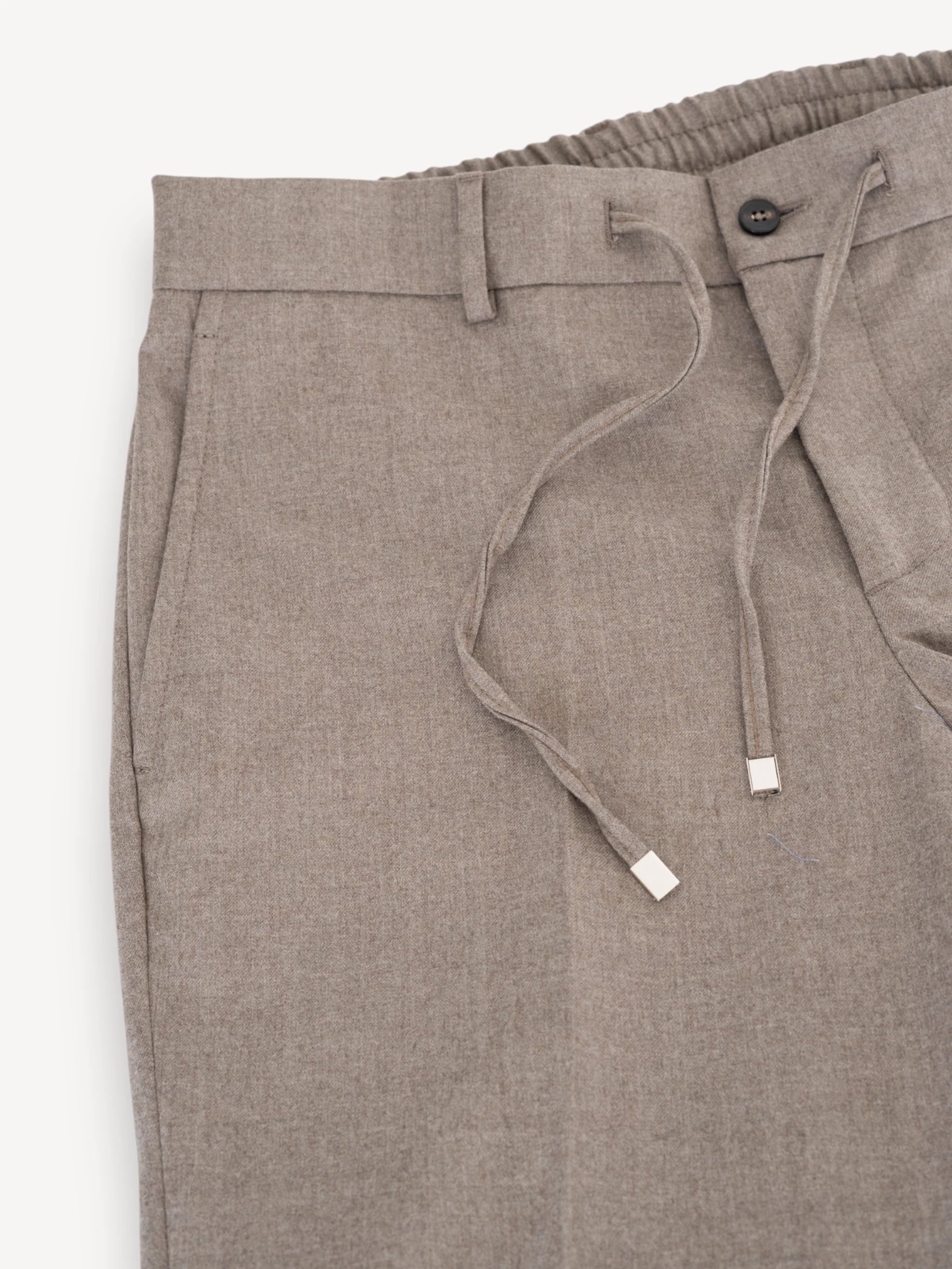 Spiaggia Flannel Pantalon - Beige