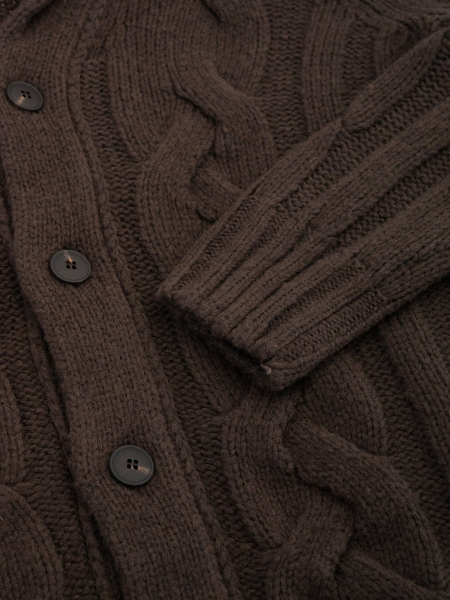 Cardigan - Donkerbruin