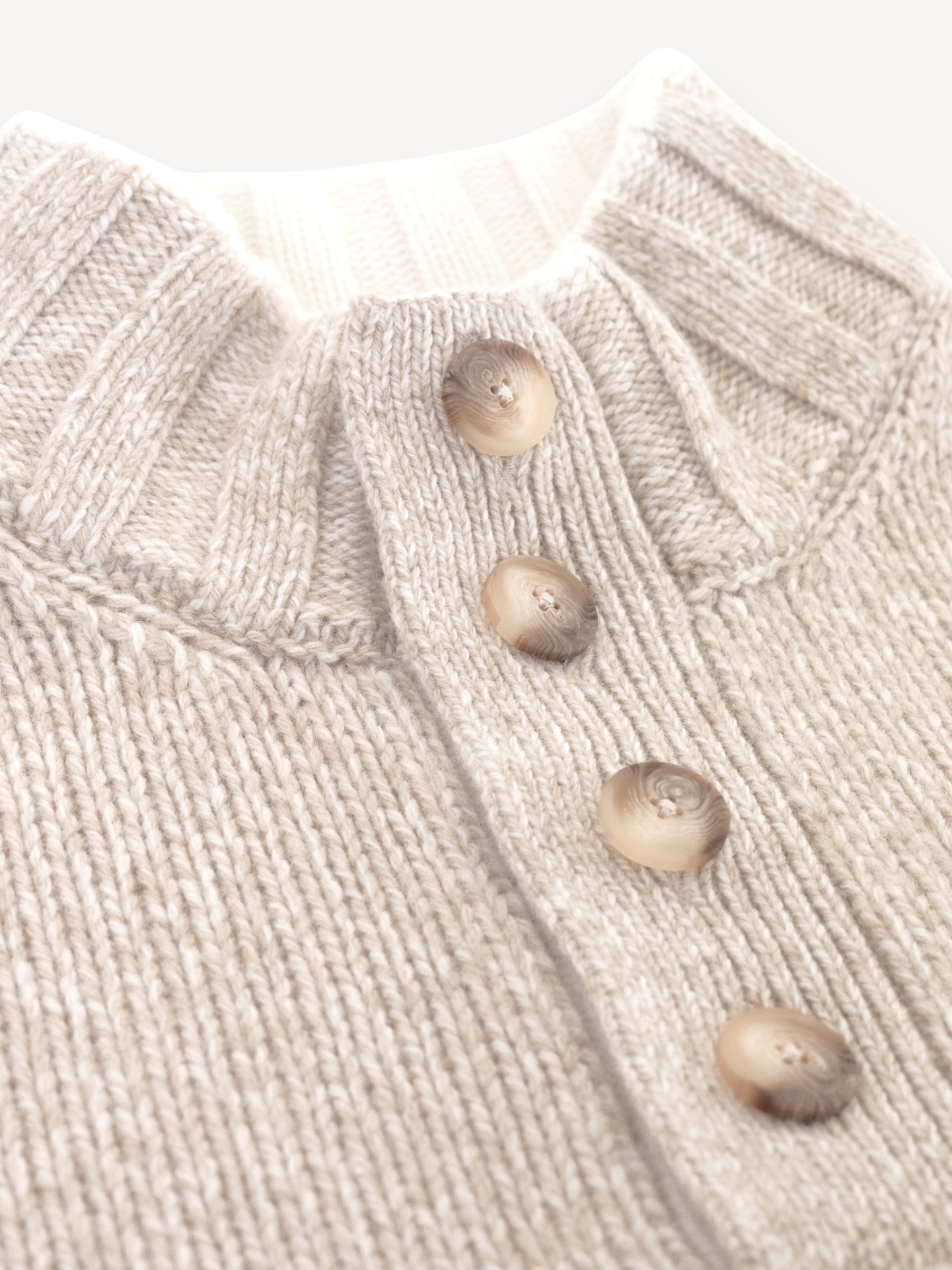 Half-Zip Sweater - Beige