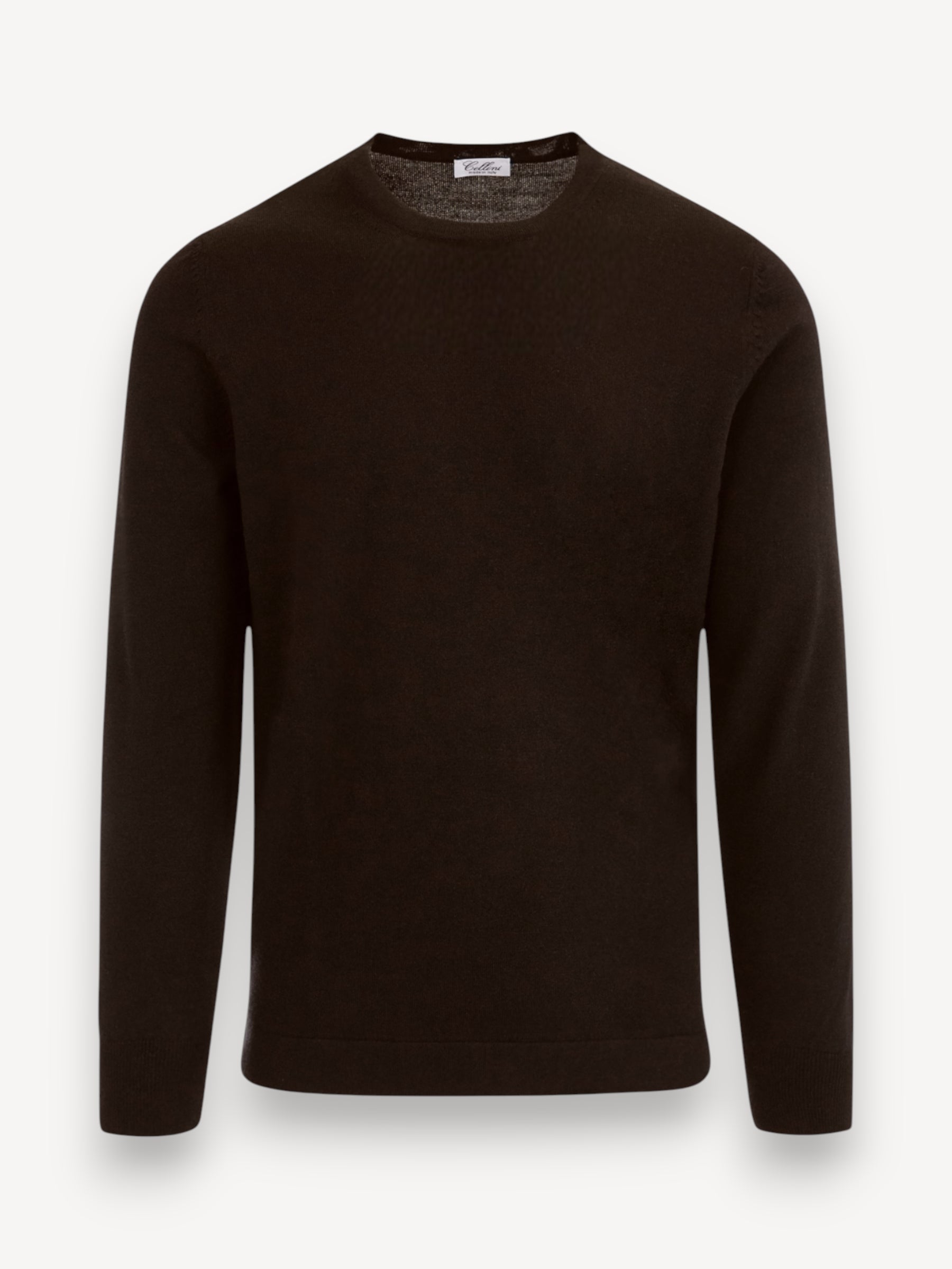 Merino Crewneck - Donkerbruin