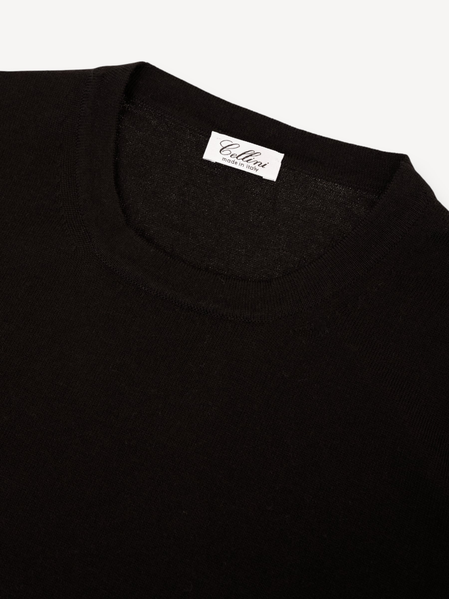 Merino Crewneck - Zwart