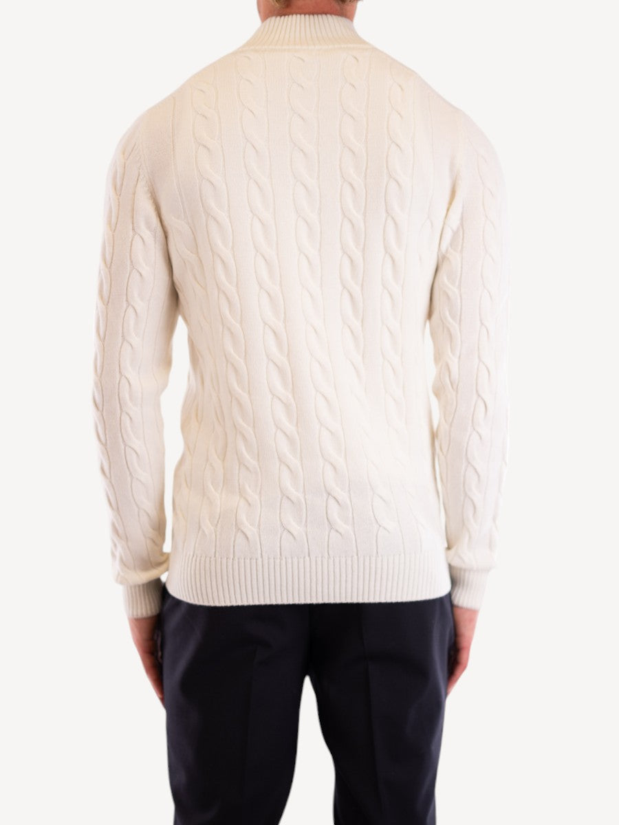 Knitted Sweater - Ecru