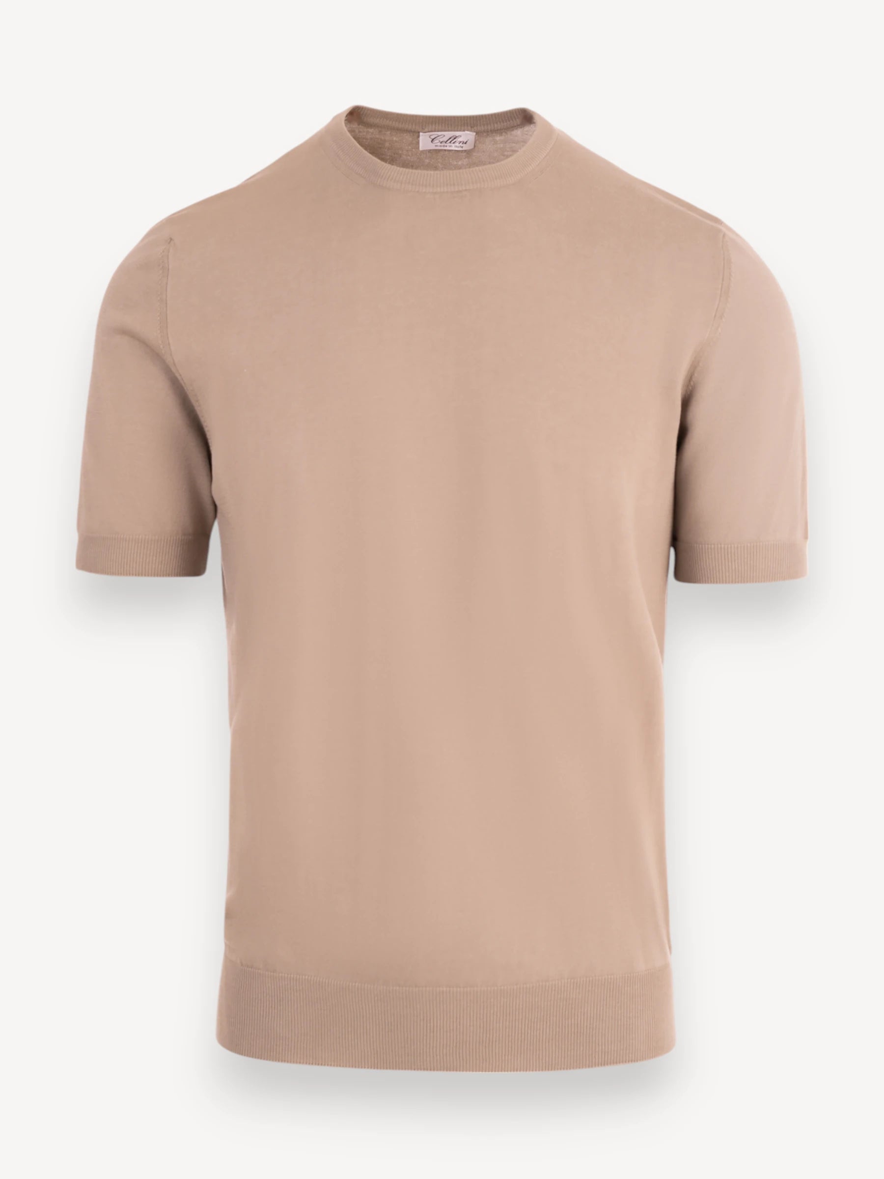 Knitted T-Shirt - Khaki