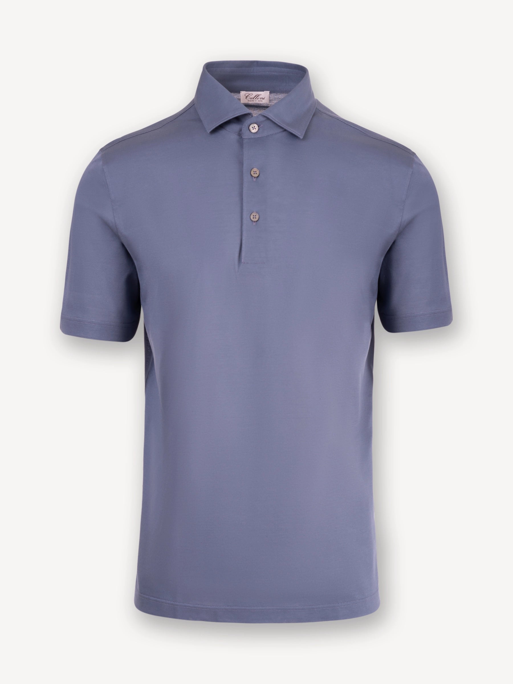 Piqué Polo - Jeans Blauw