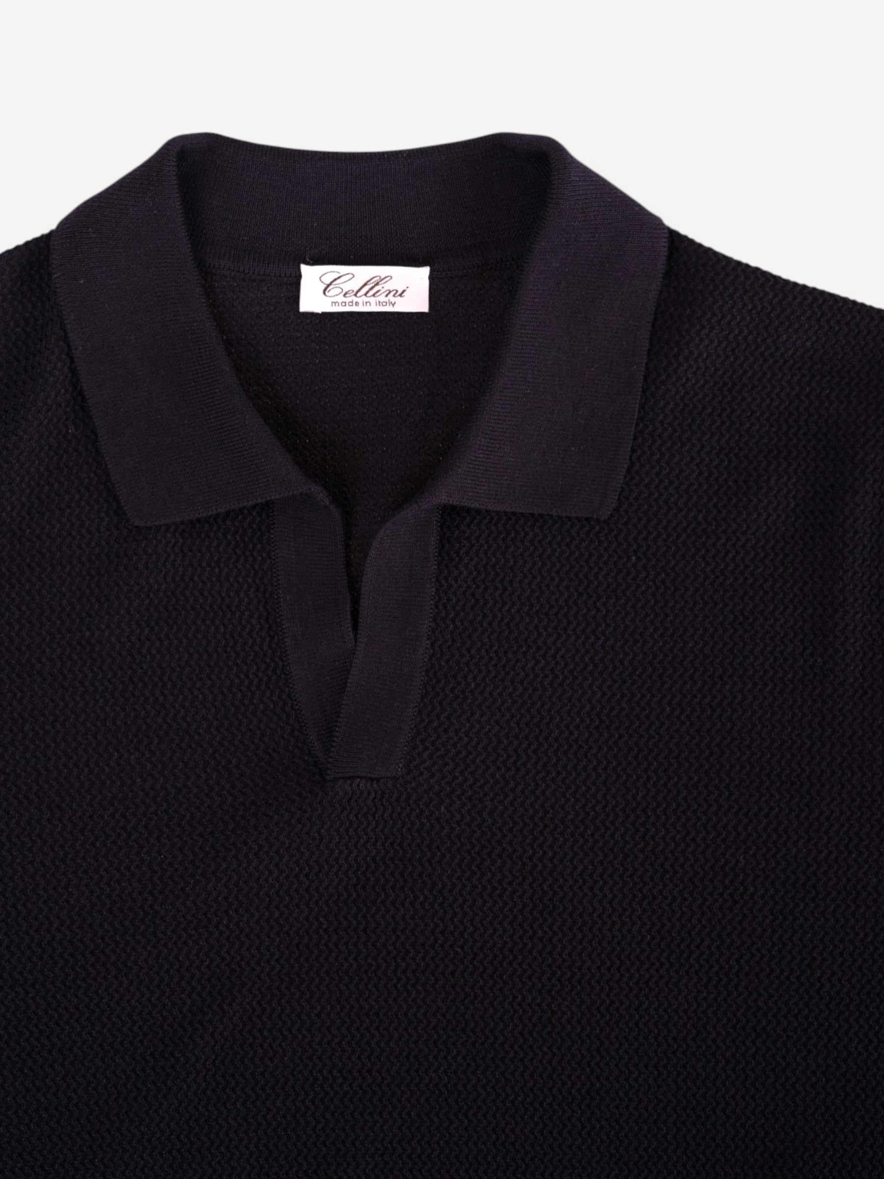 Polo Buttonless - Donkerblauw