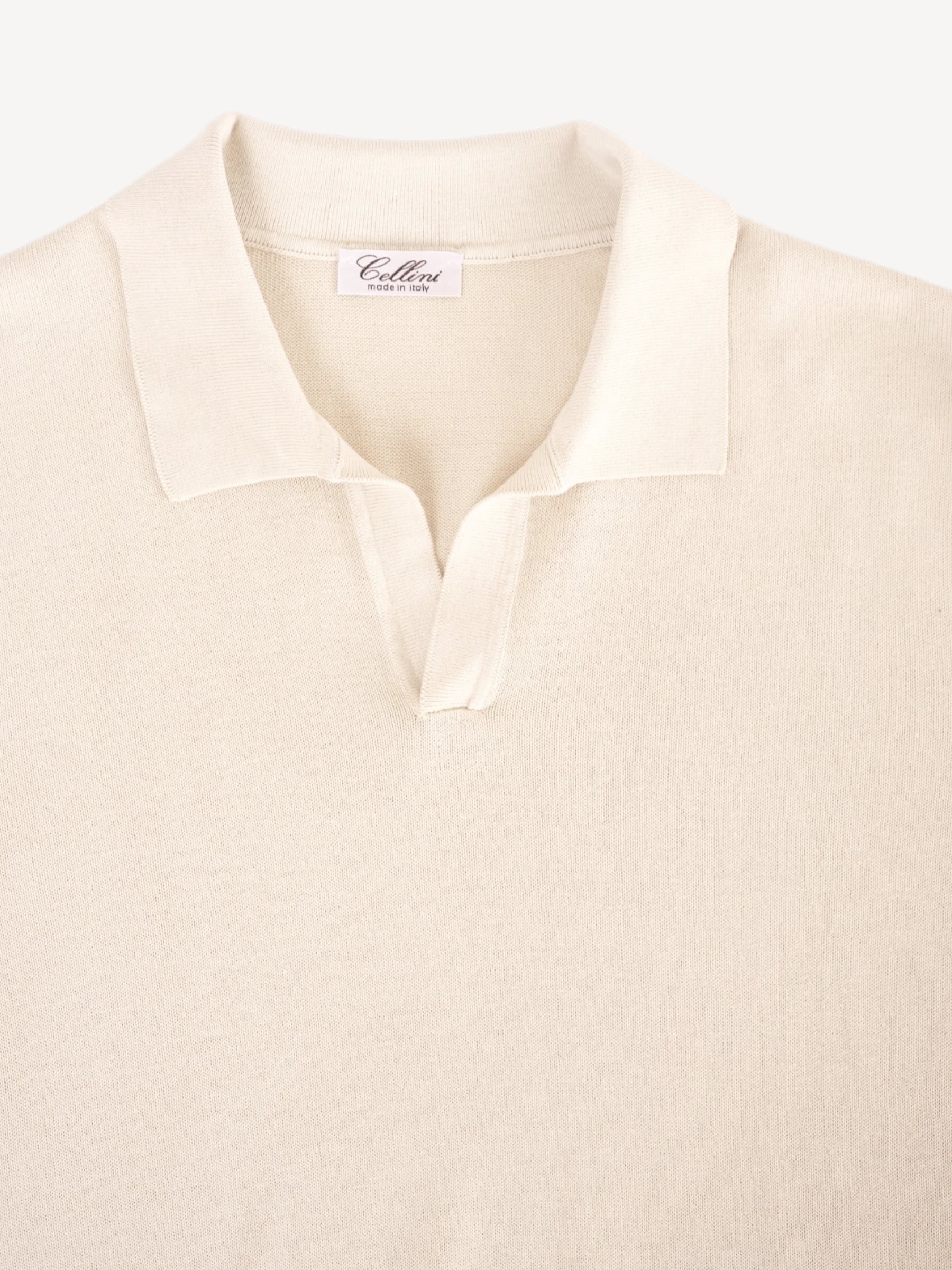 Polo Buttonless - Beige