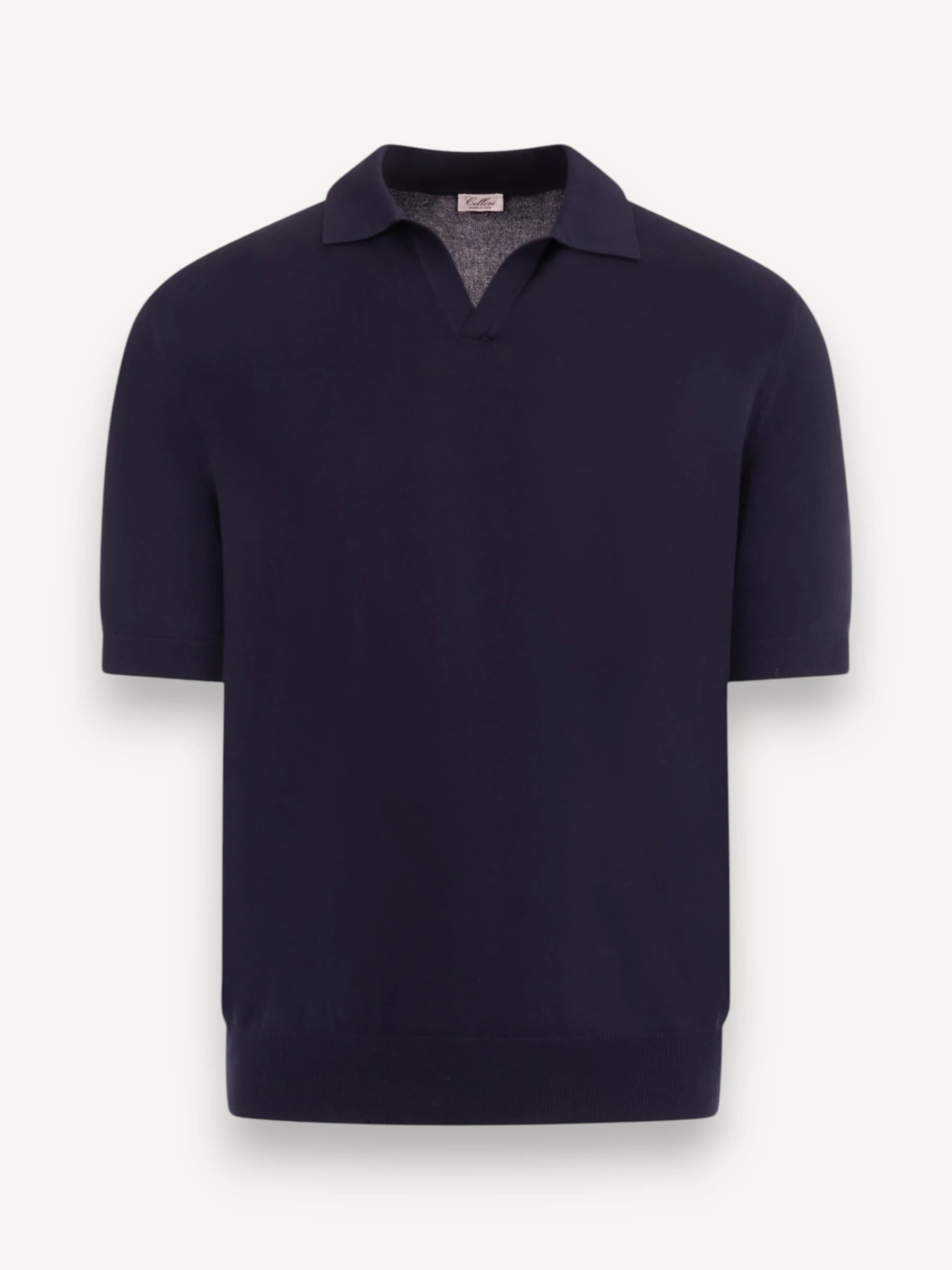 Polo Buttonless - Donkerblauw