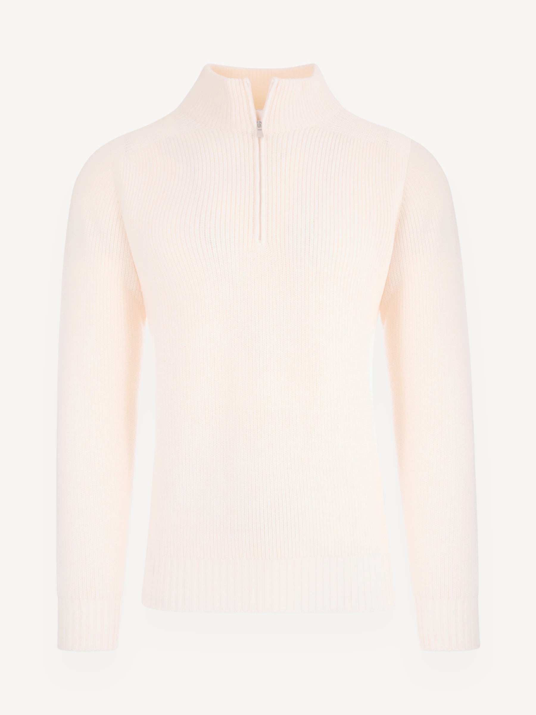 Rain Wool Half-Zip - Ecru