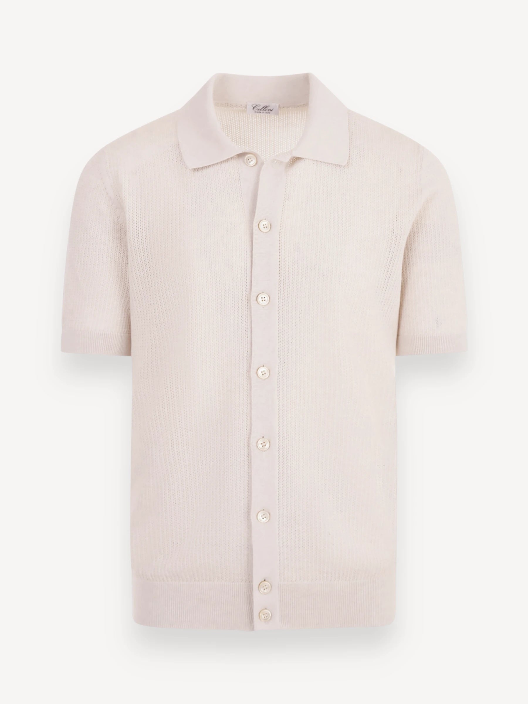 Knitted Shirt - Ecru