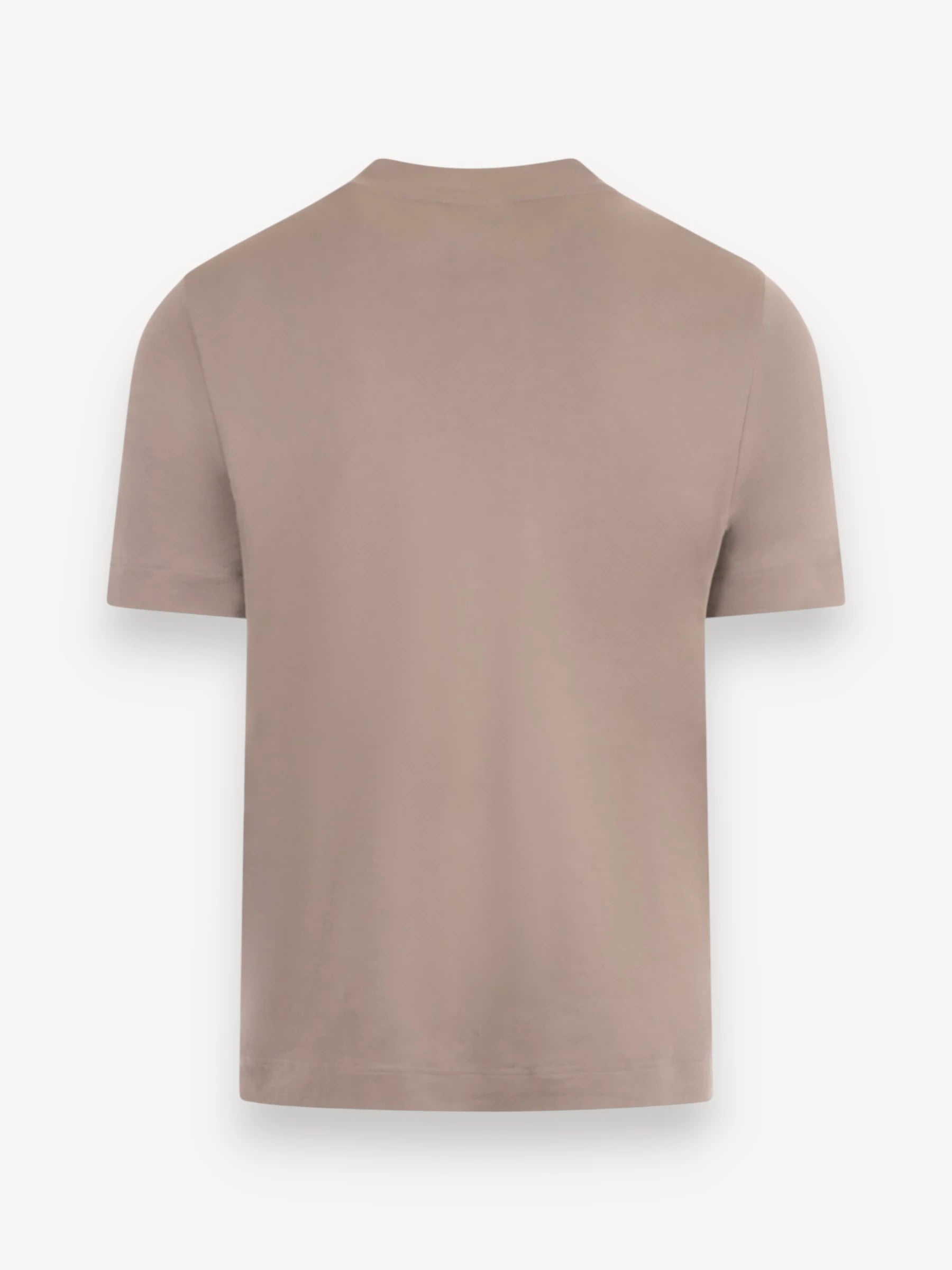 T-shirt Gemerceriseerd Katoen - Khaki