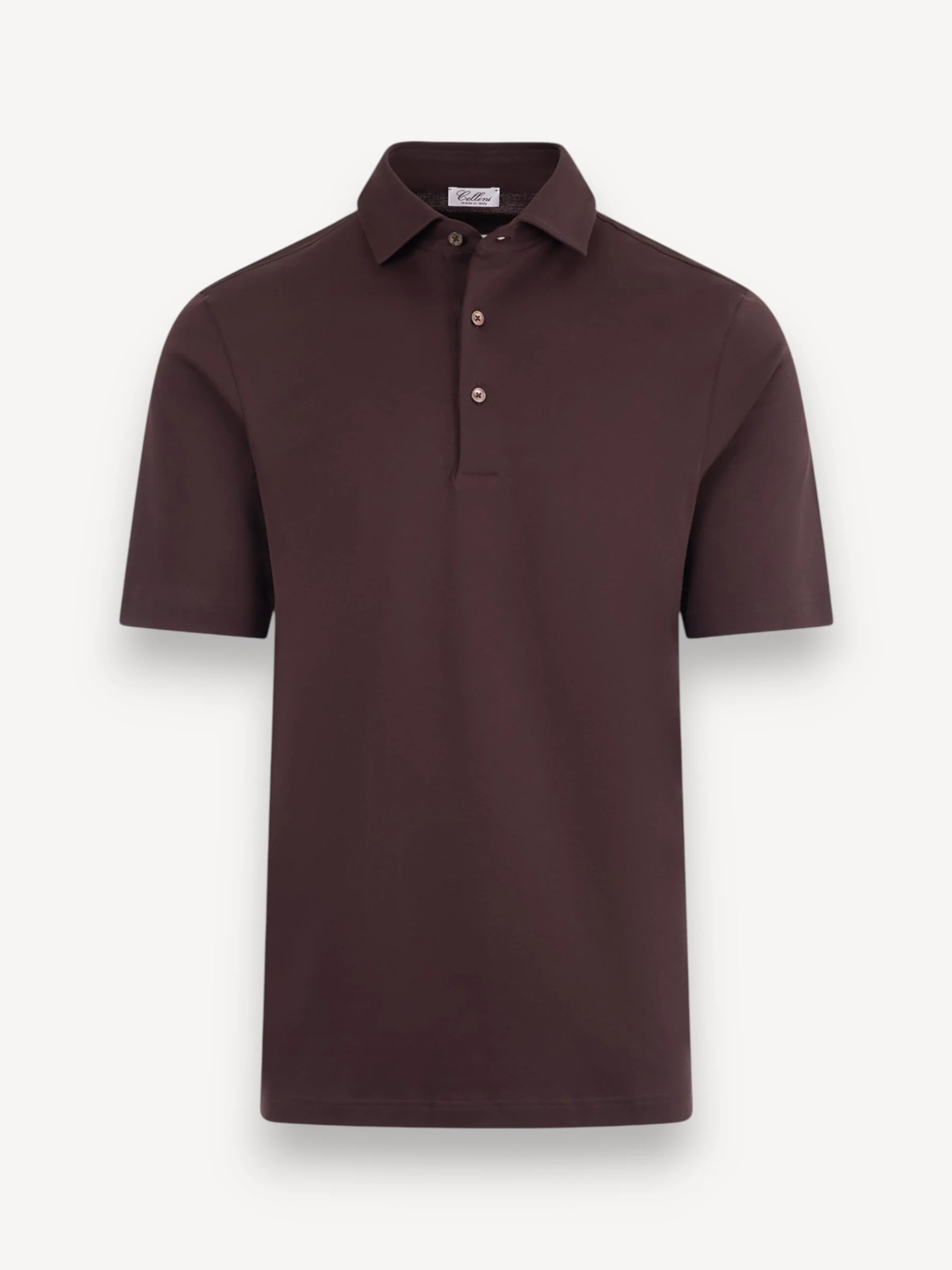 Polo Gemerceriseerd Katoen - Bruin
