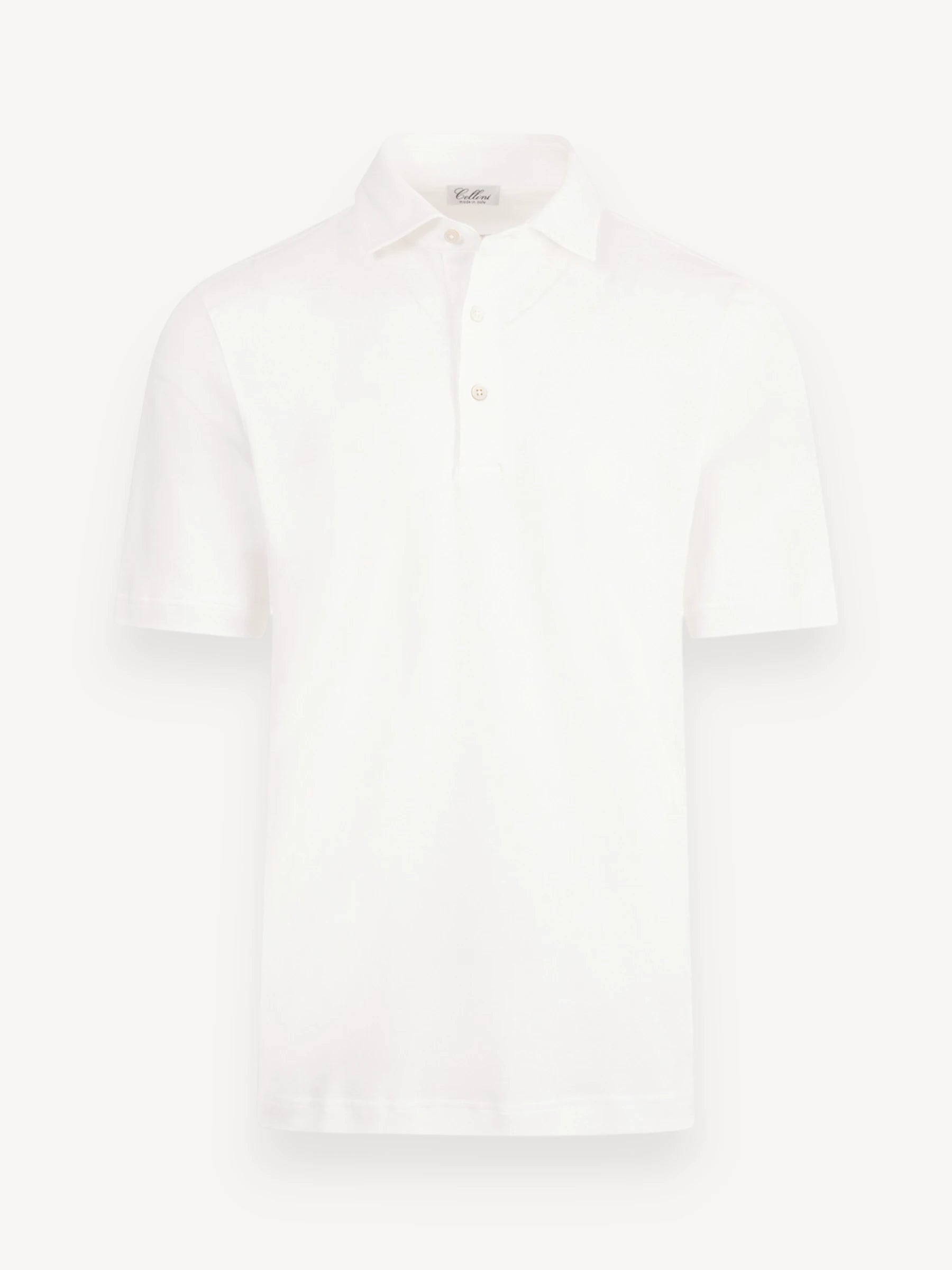 Polo Gemerceriseerd Katoen - Ivoor