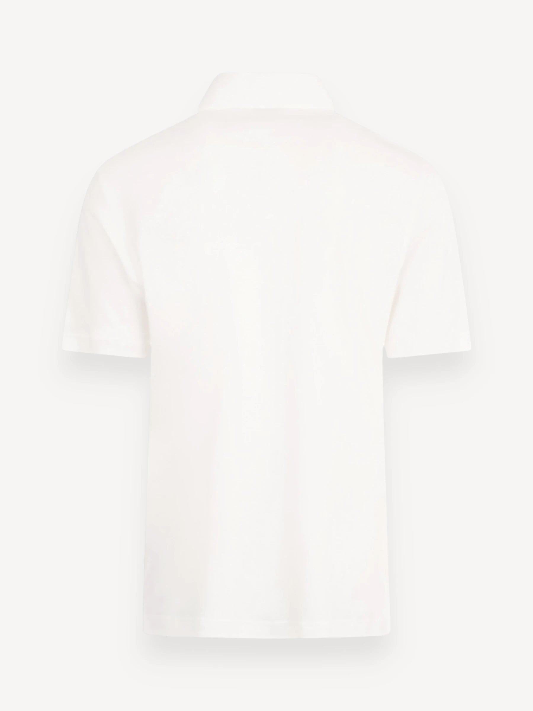 Polo Gemerceriseerd Katoen - Ivoor