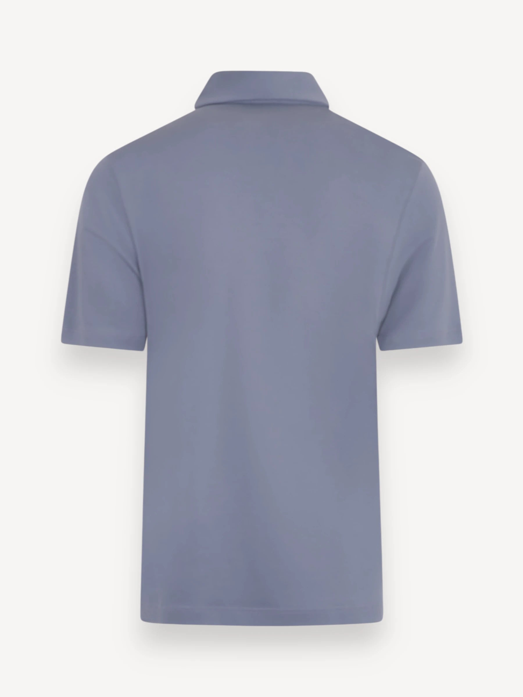 Polo Gemerceriseerd Katoen - Middenblauw