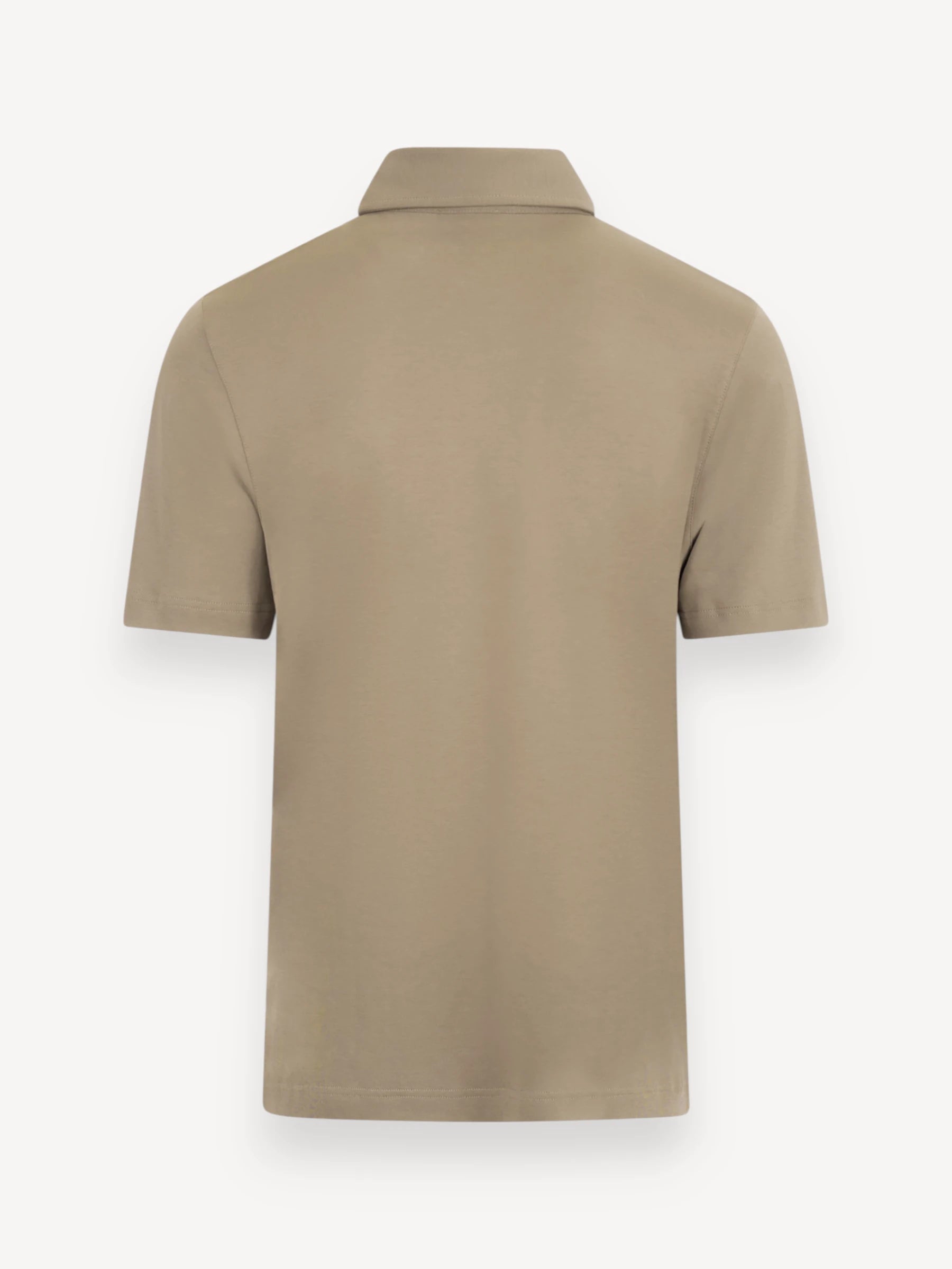 Polo Gemerceriseerd Katoen - Khaki