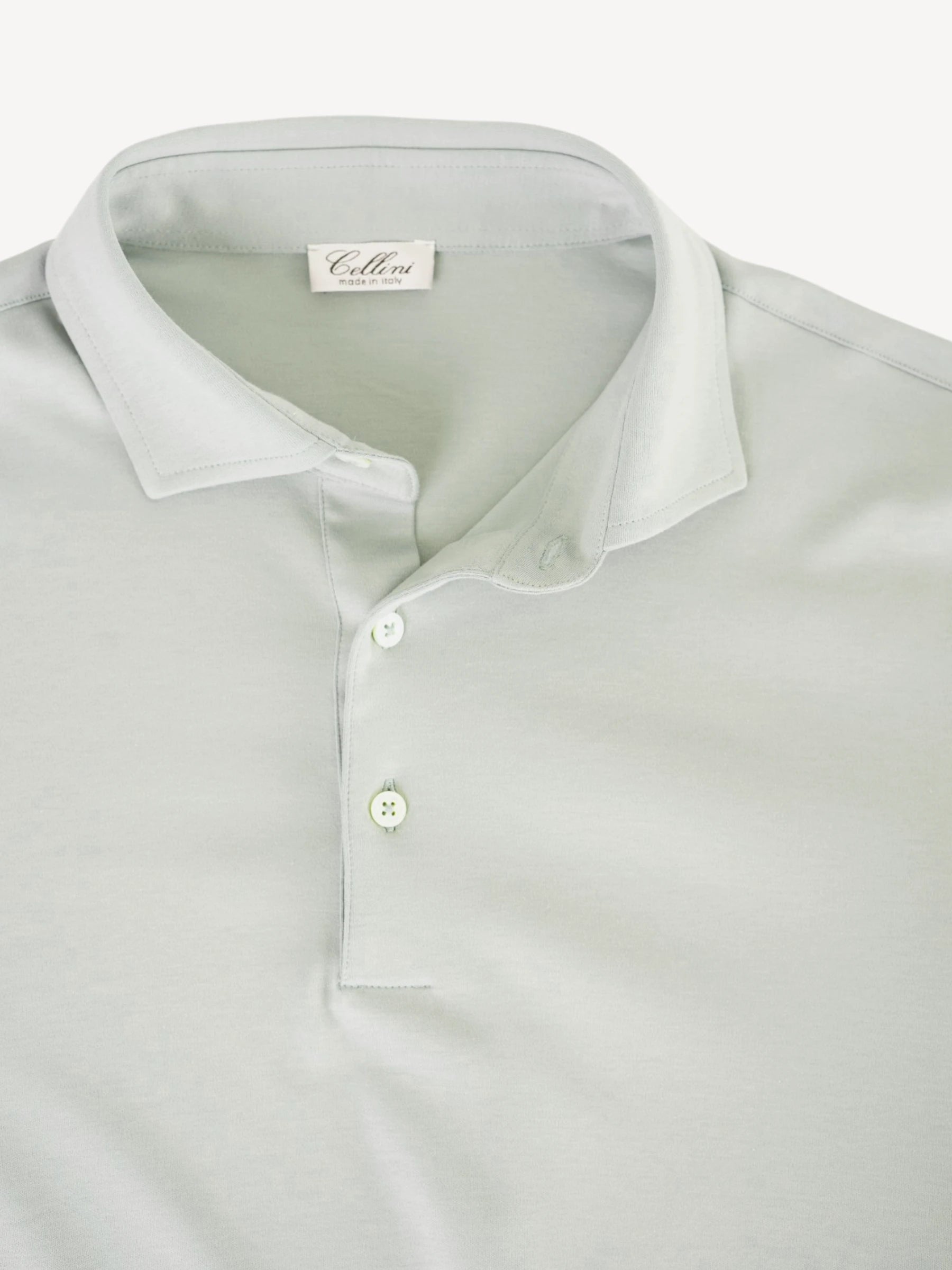 Polo Gemerceriseerd Katoen - Pistache