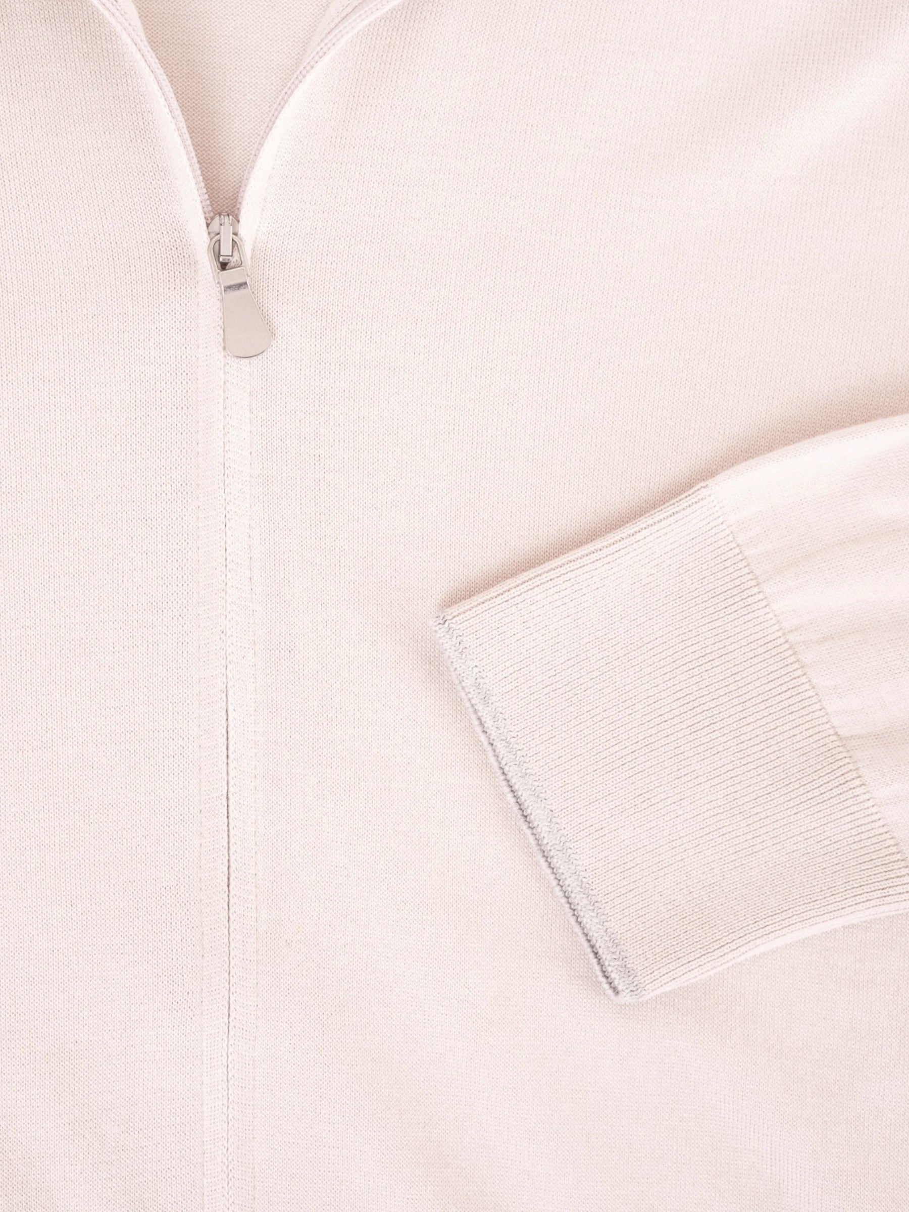 Zip Cardigan - Zand