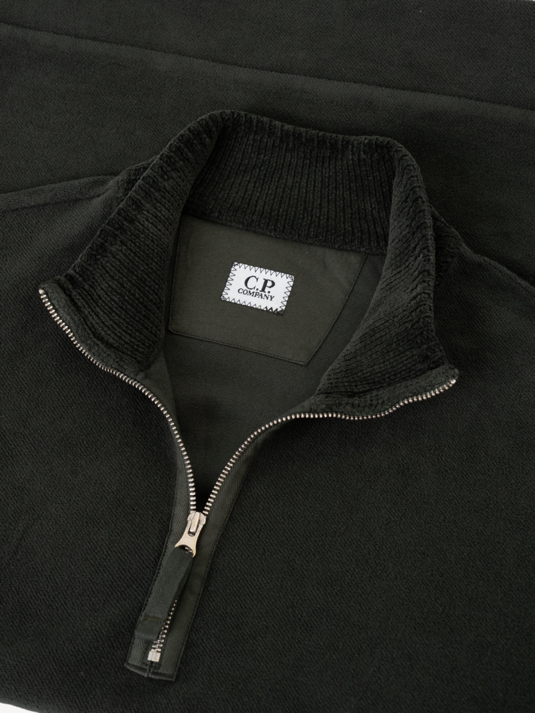 Brushed Half-Zip Lens Sweater - Dark Shadow