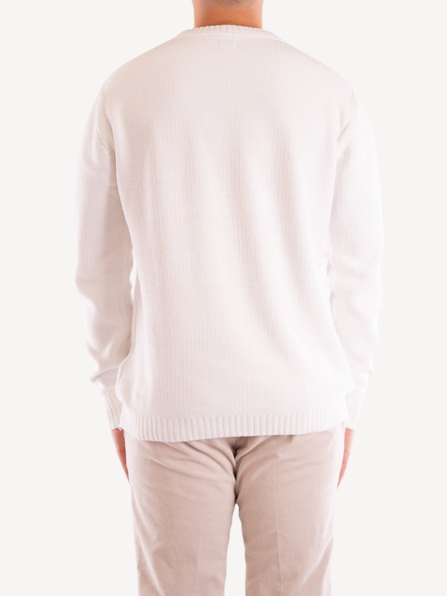 Chenille Sweater - White