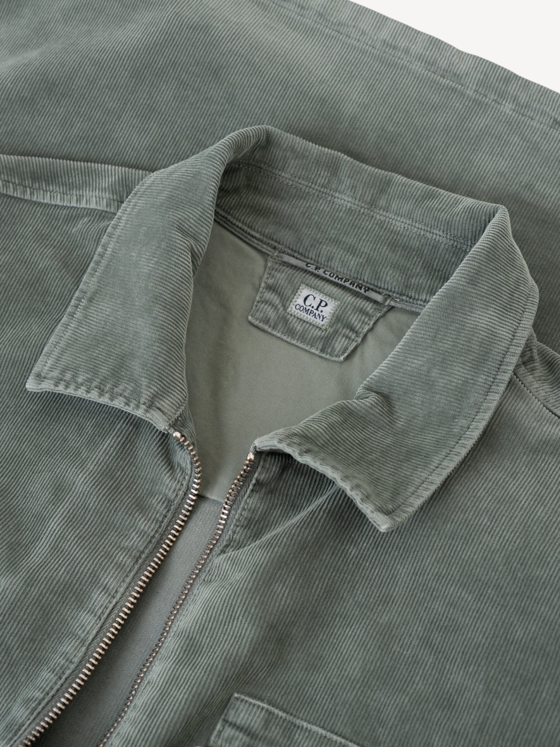 Corduroy Lens Overshirt - Gunmetal