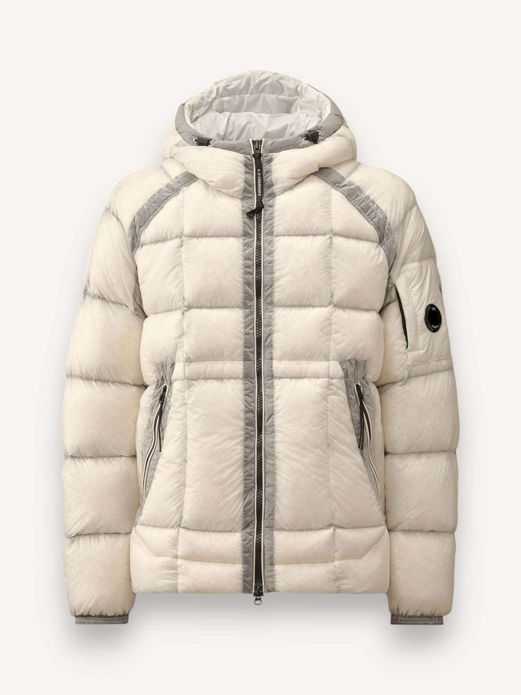 D.D. Shell Down Puffer Jacket - Gauze White
