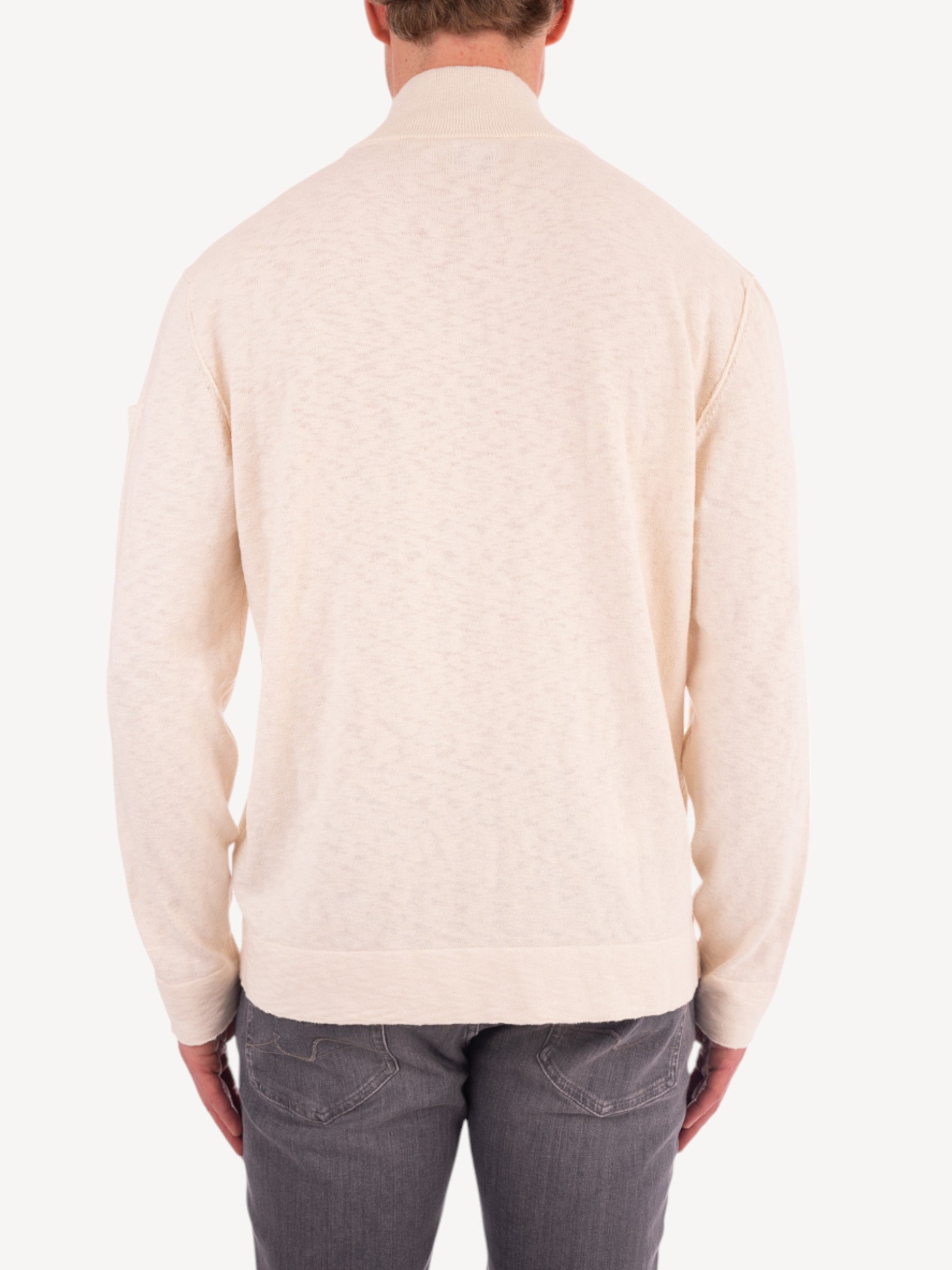 Half-Zip Pullover - Gauze White