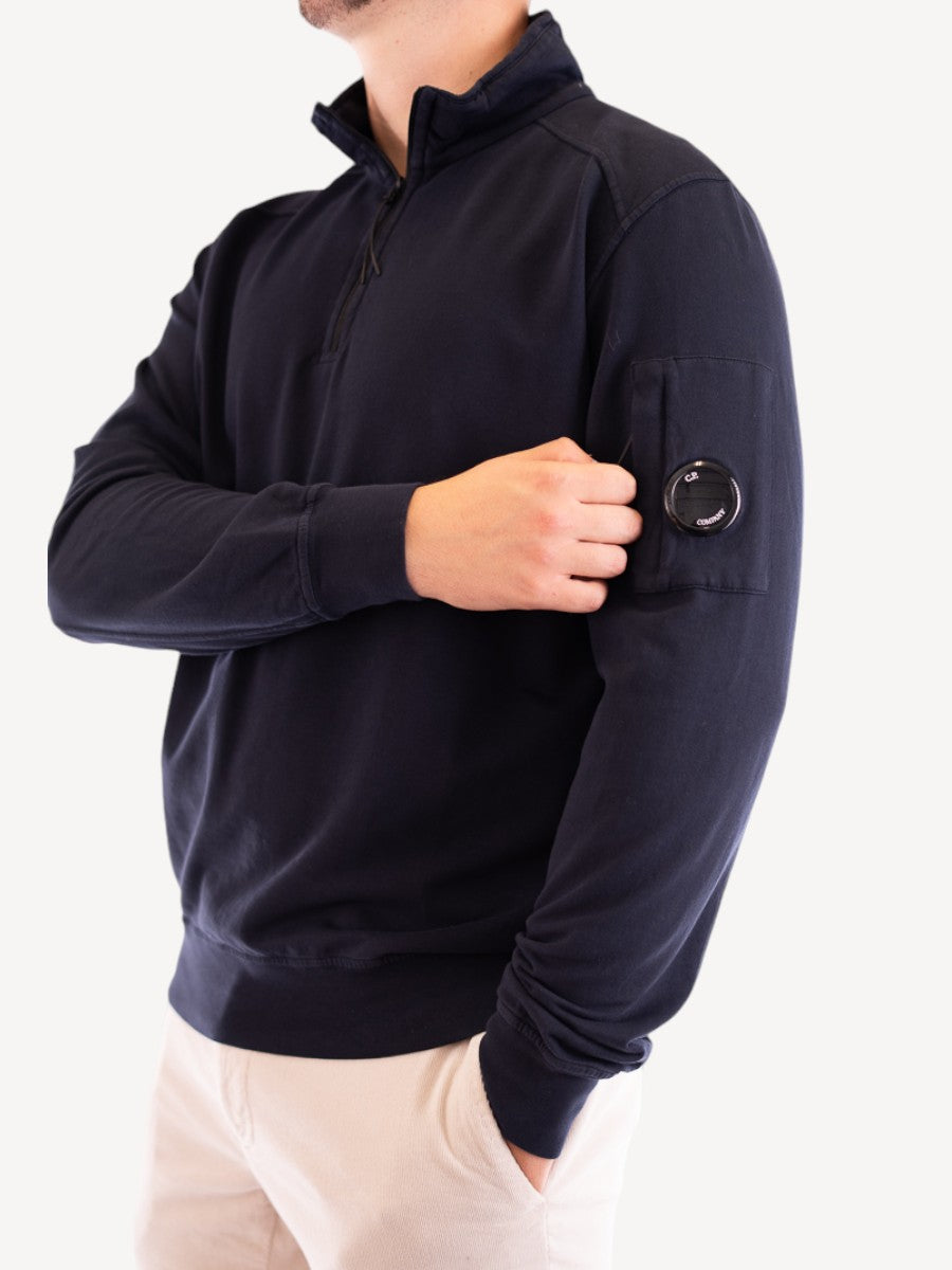 Half-Zip Sweater - Dark Blue