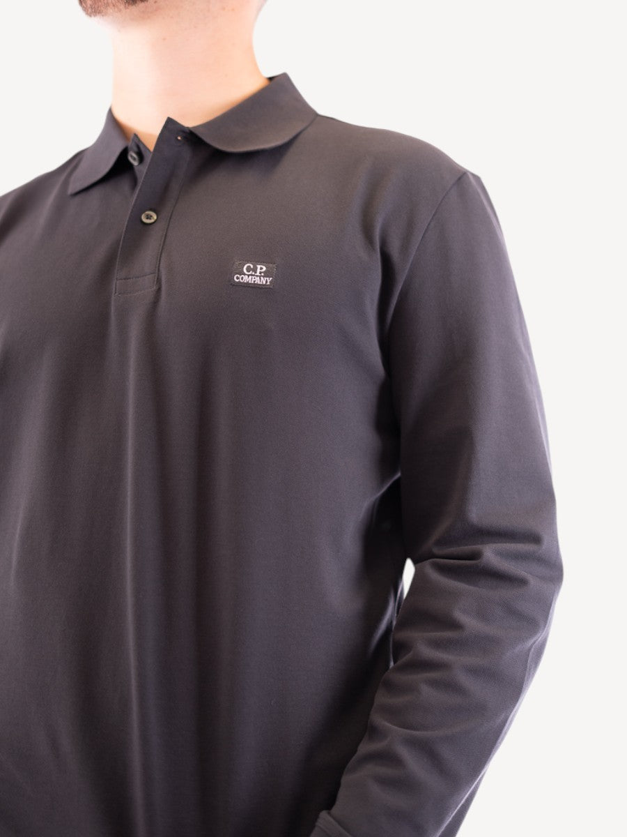 Longsleeve Polo - Dark Grey