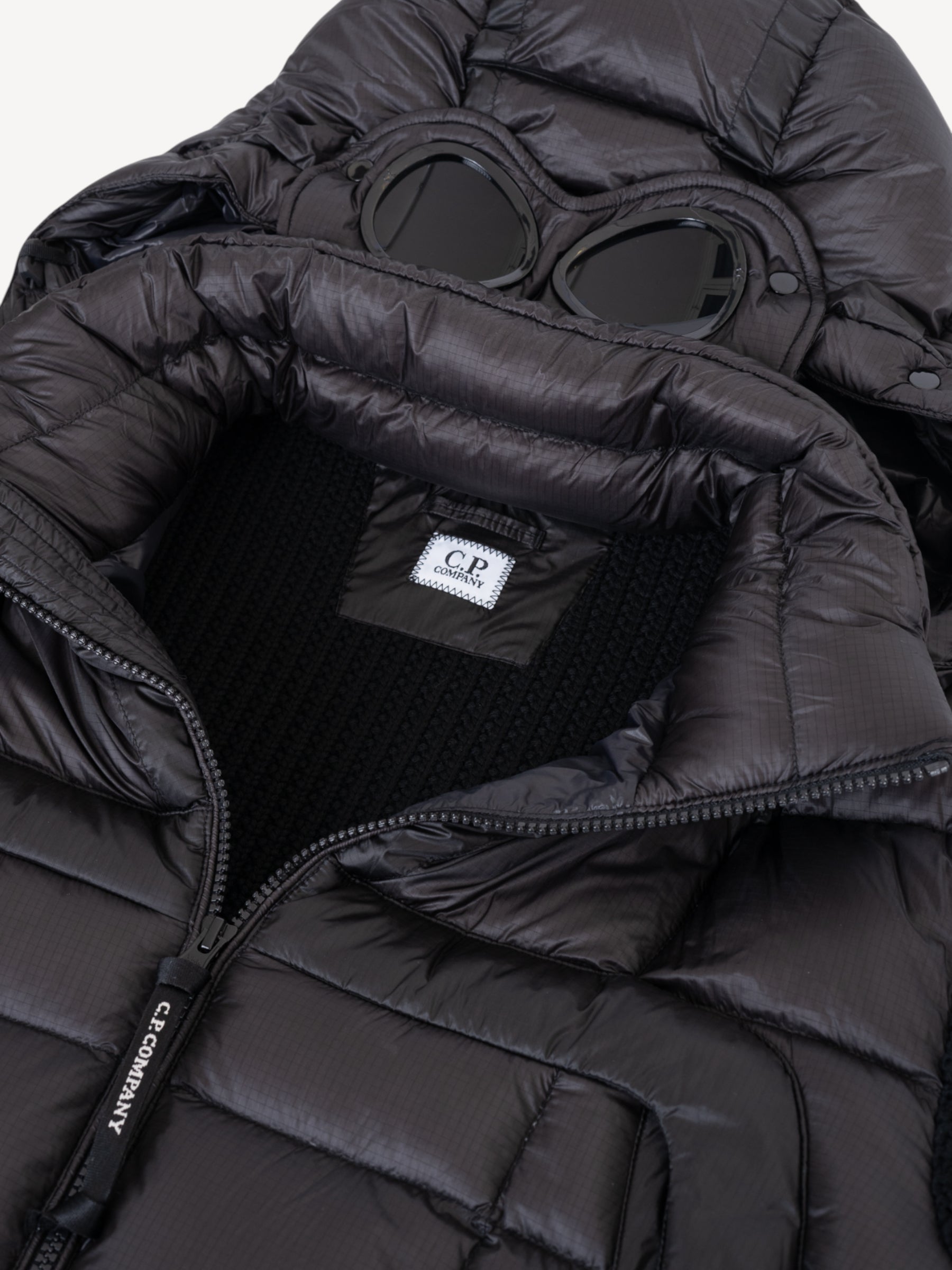 Mixed Wool Goggle Jacket - Zwart