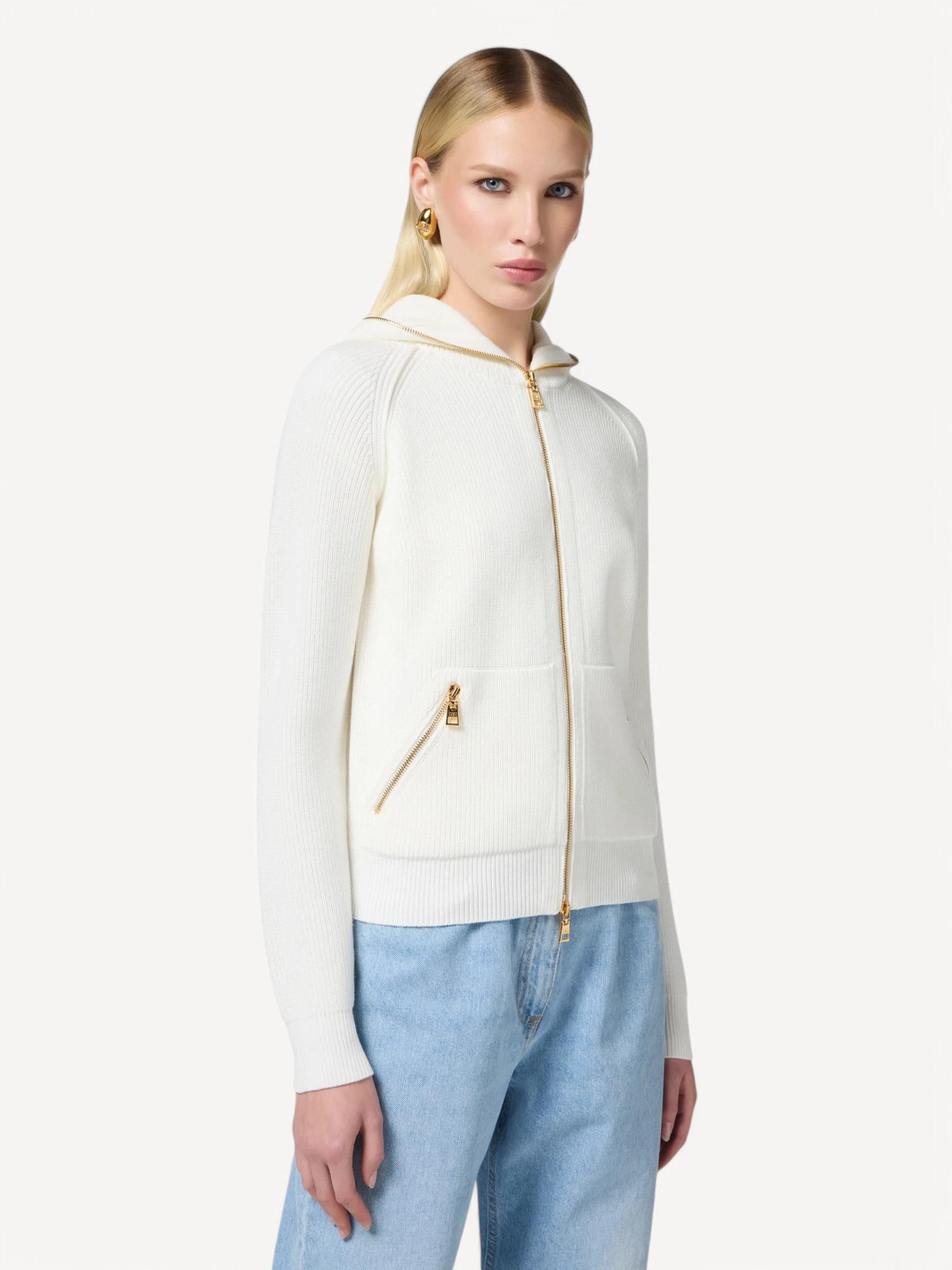 Gebreide Cardigan - Creme