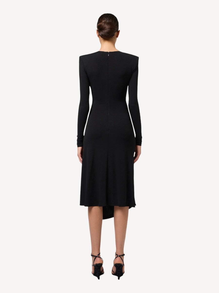 Jersey Midi Dress - Black