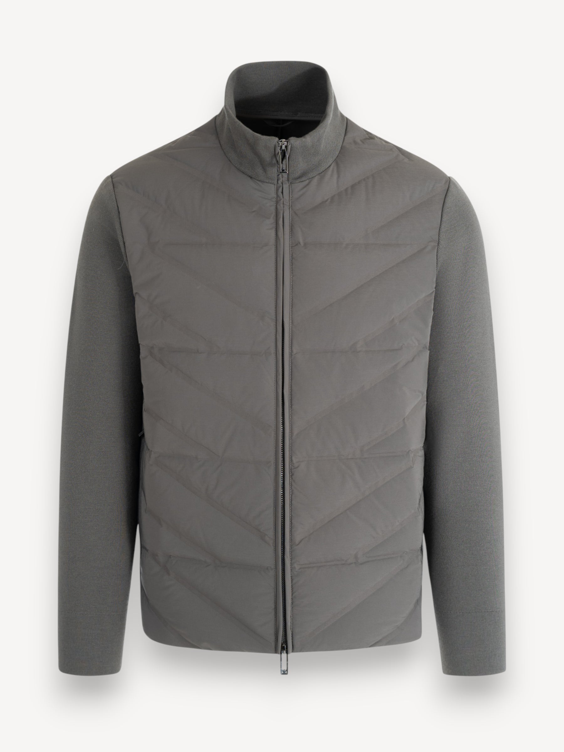Knitted Jacket - Mosgroen
