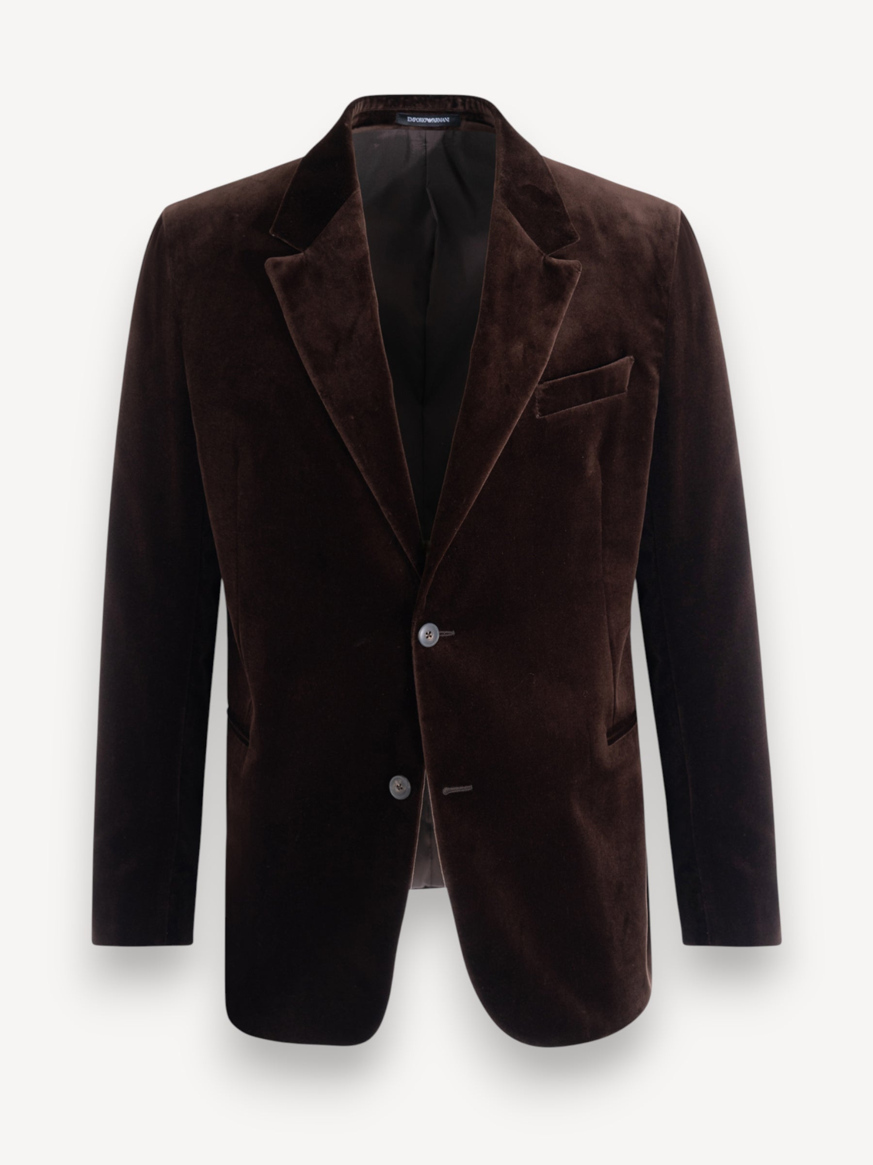 Velvet Jacket - Donkerbruin