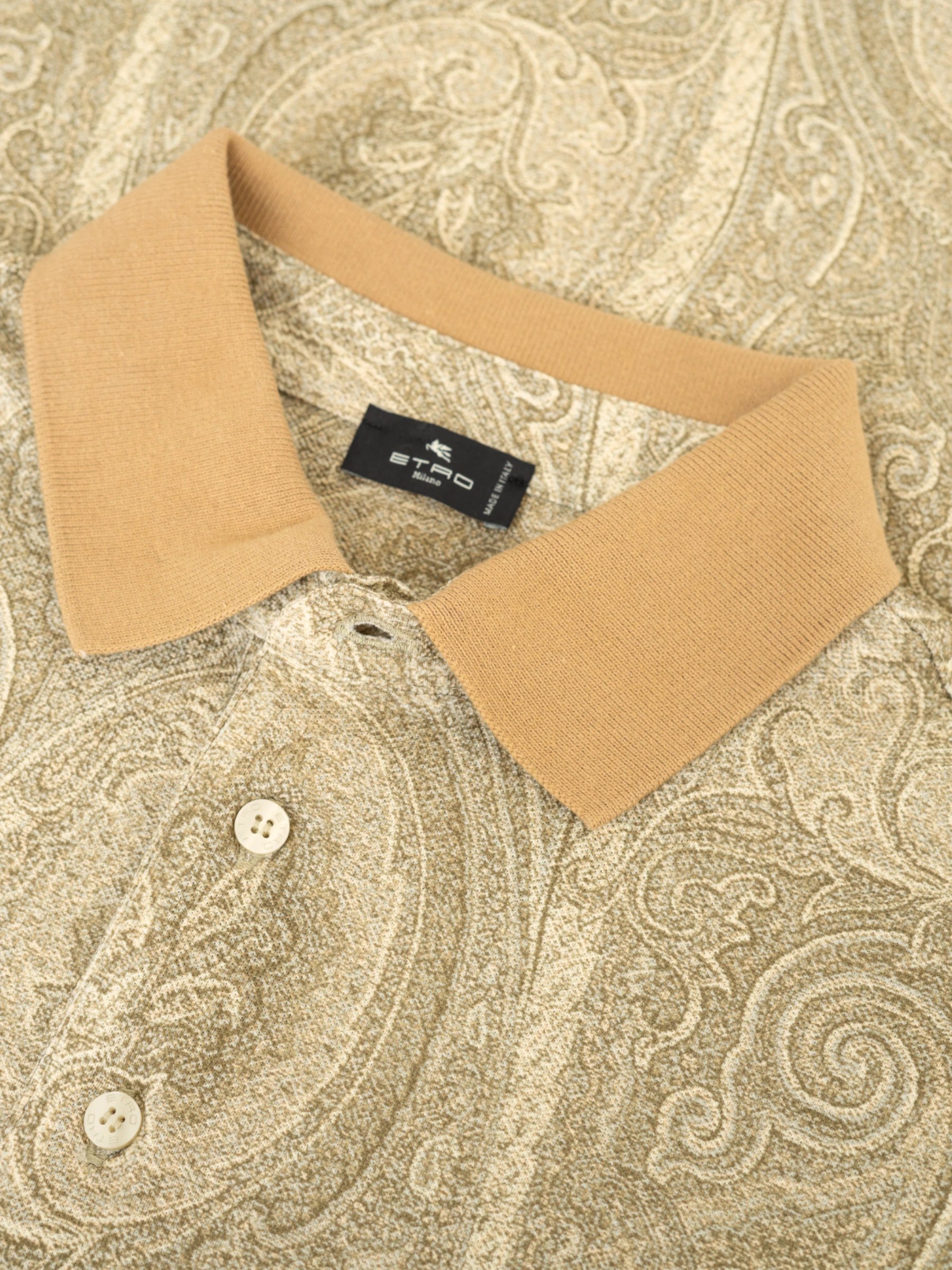 Paisley Polo - Lichtbruin