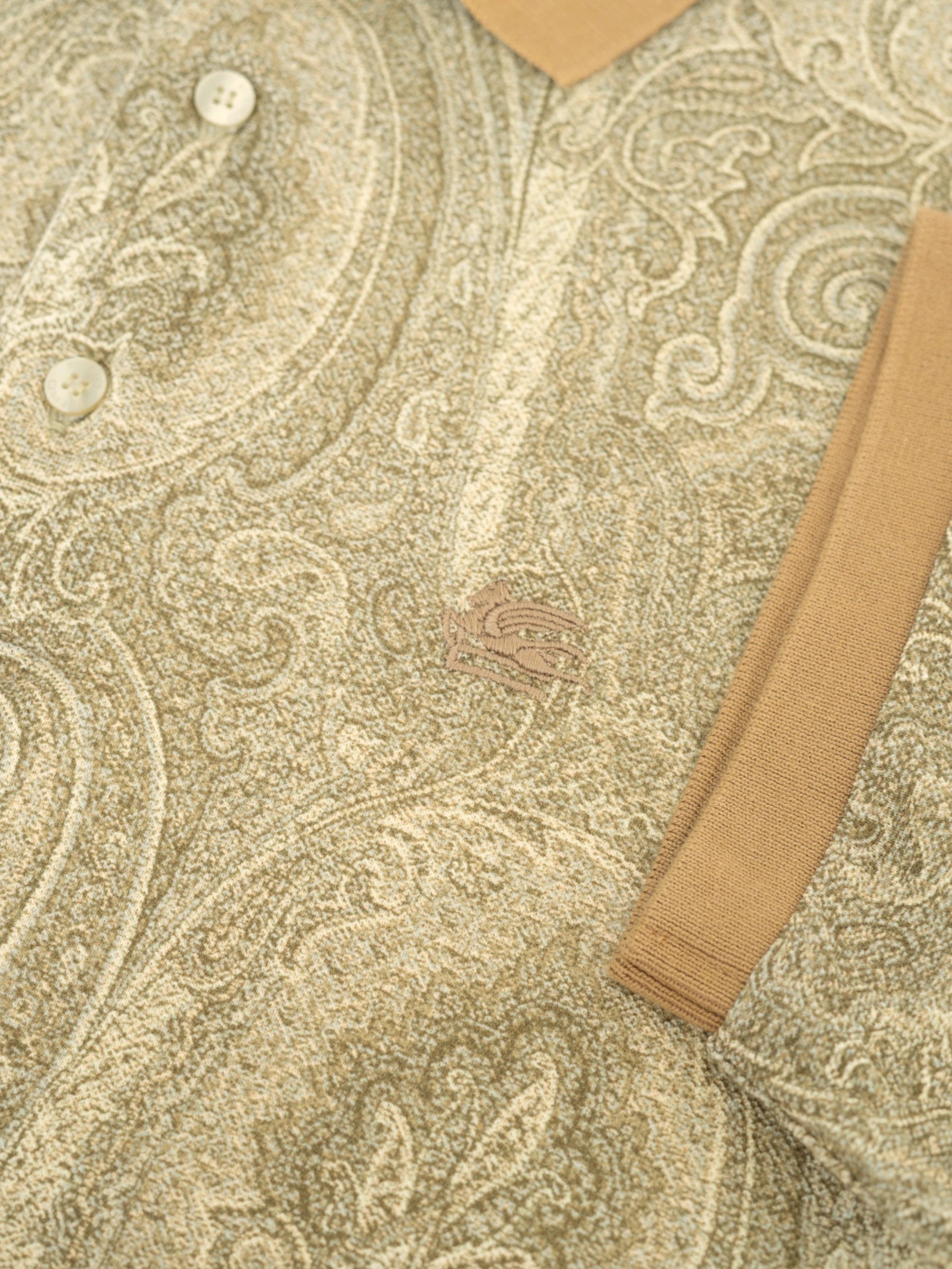 Paisley Polo - Lichtbruin