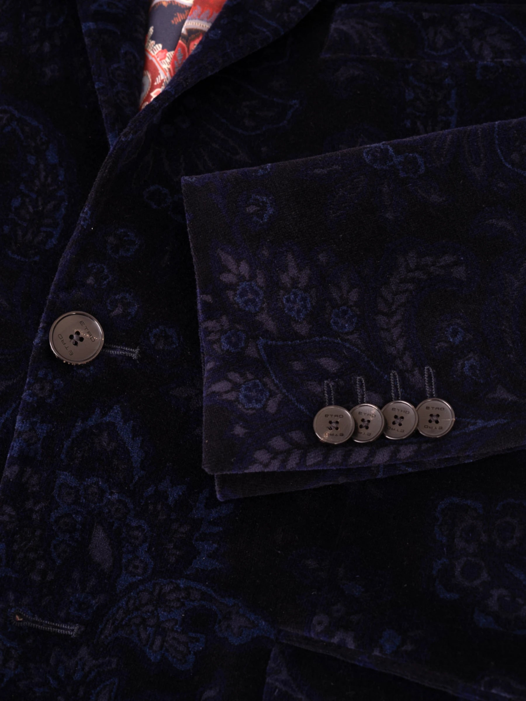 Jacquard Blazer - Donkerblauw