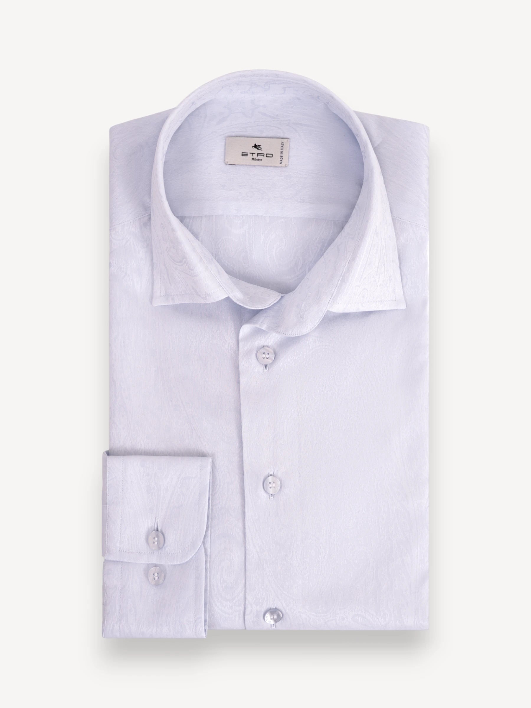 Jacquard Shirt - Lichtblauw