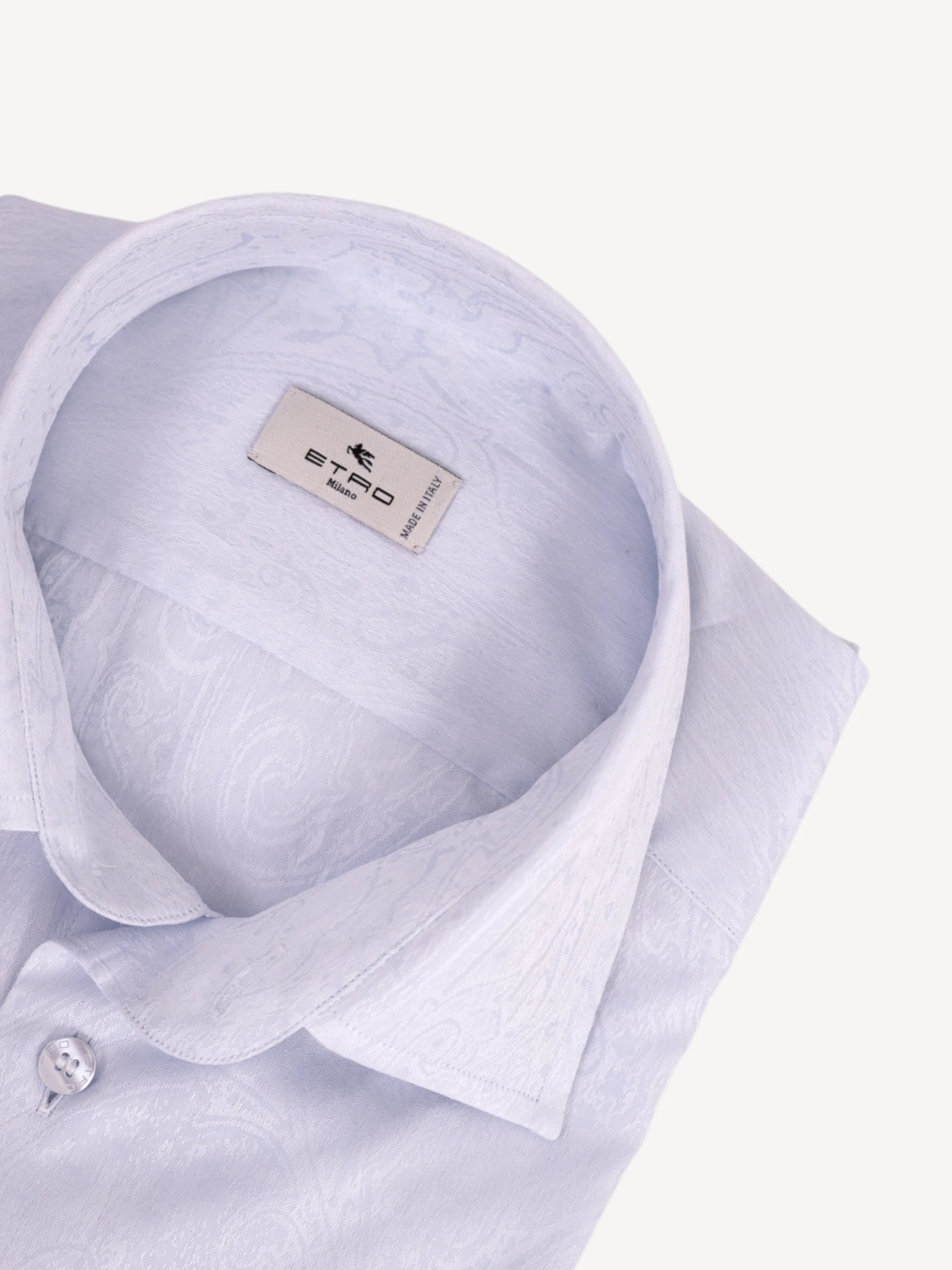 Jacquard Shirt - Lichtblauw