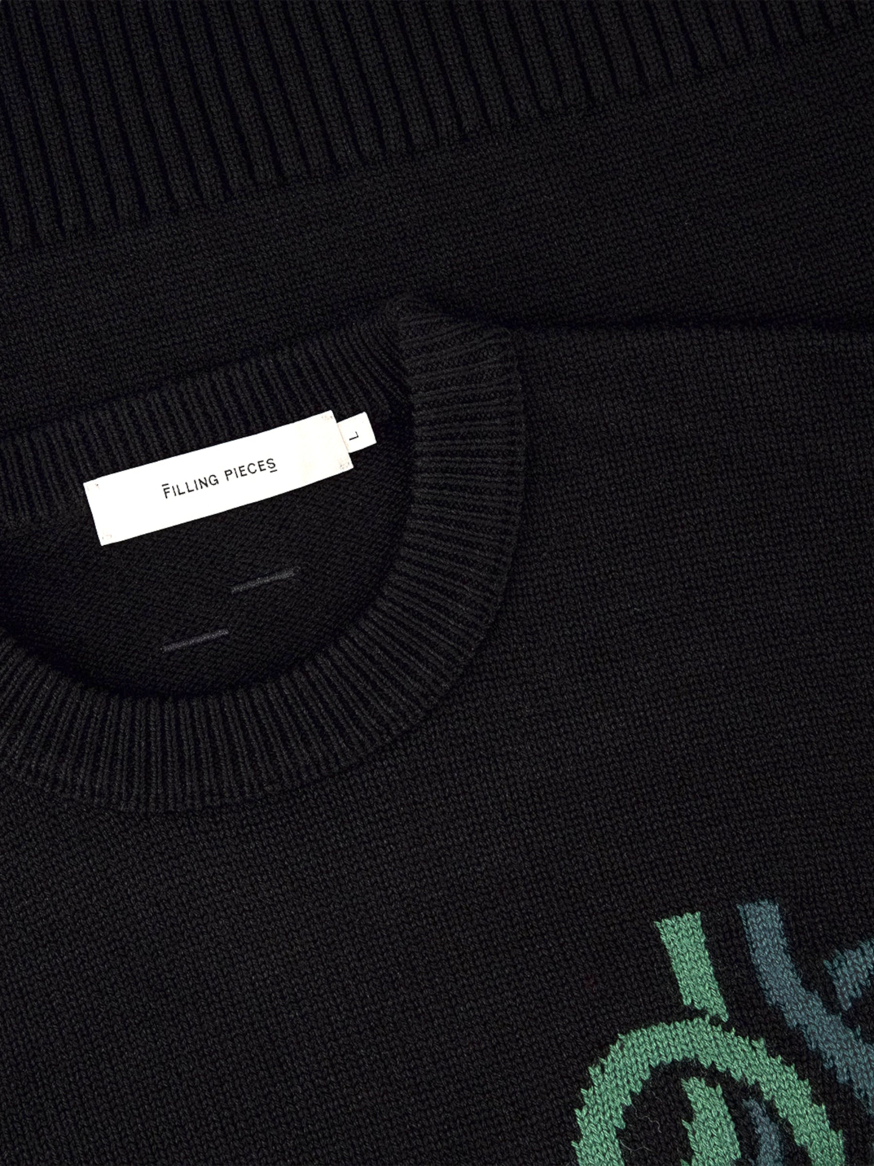 Knit Sweater Knot - Black