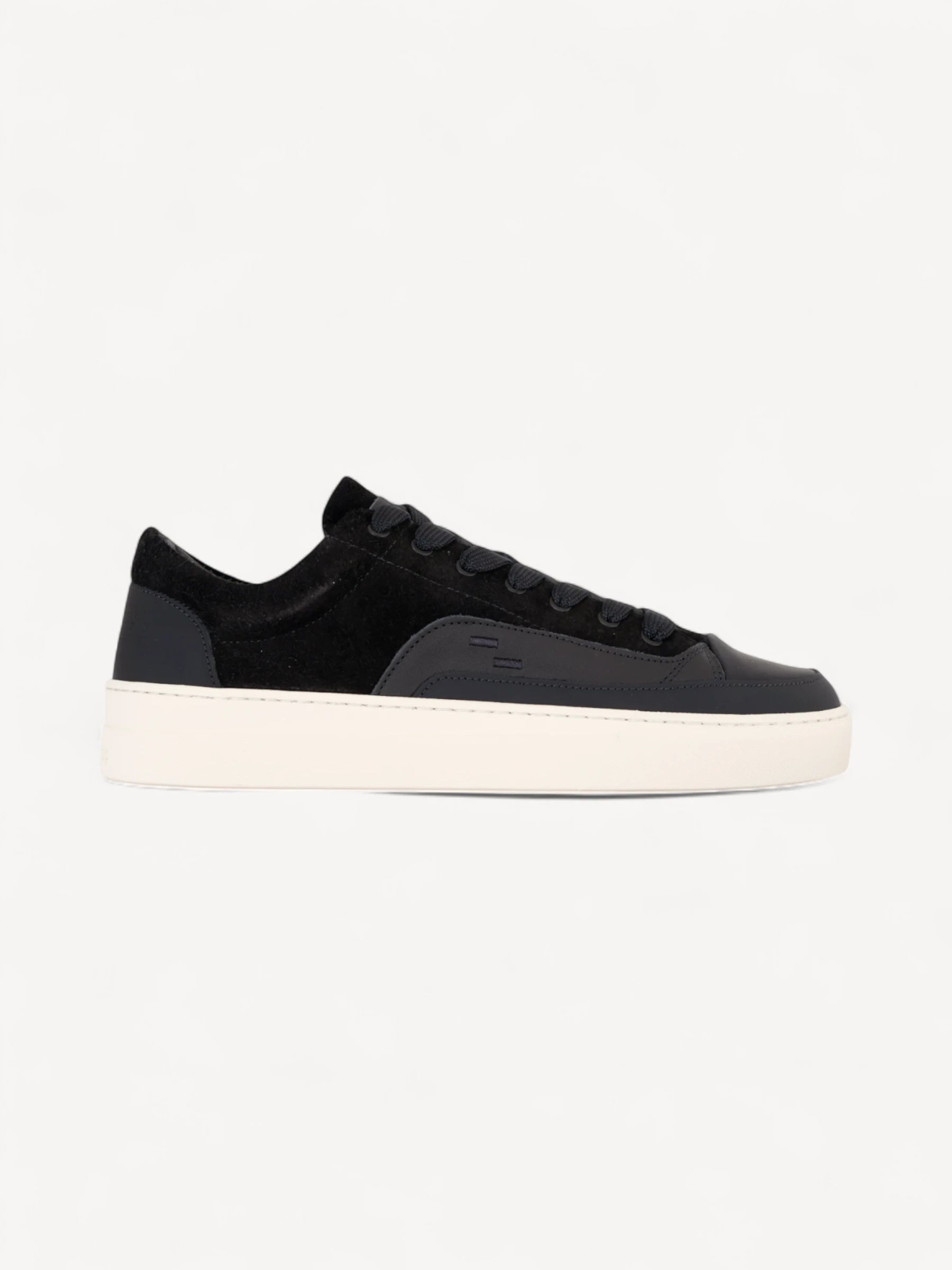 Riviera Fuzz Sneakers - Black