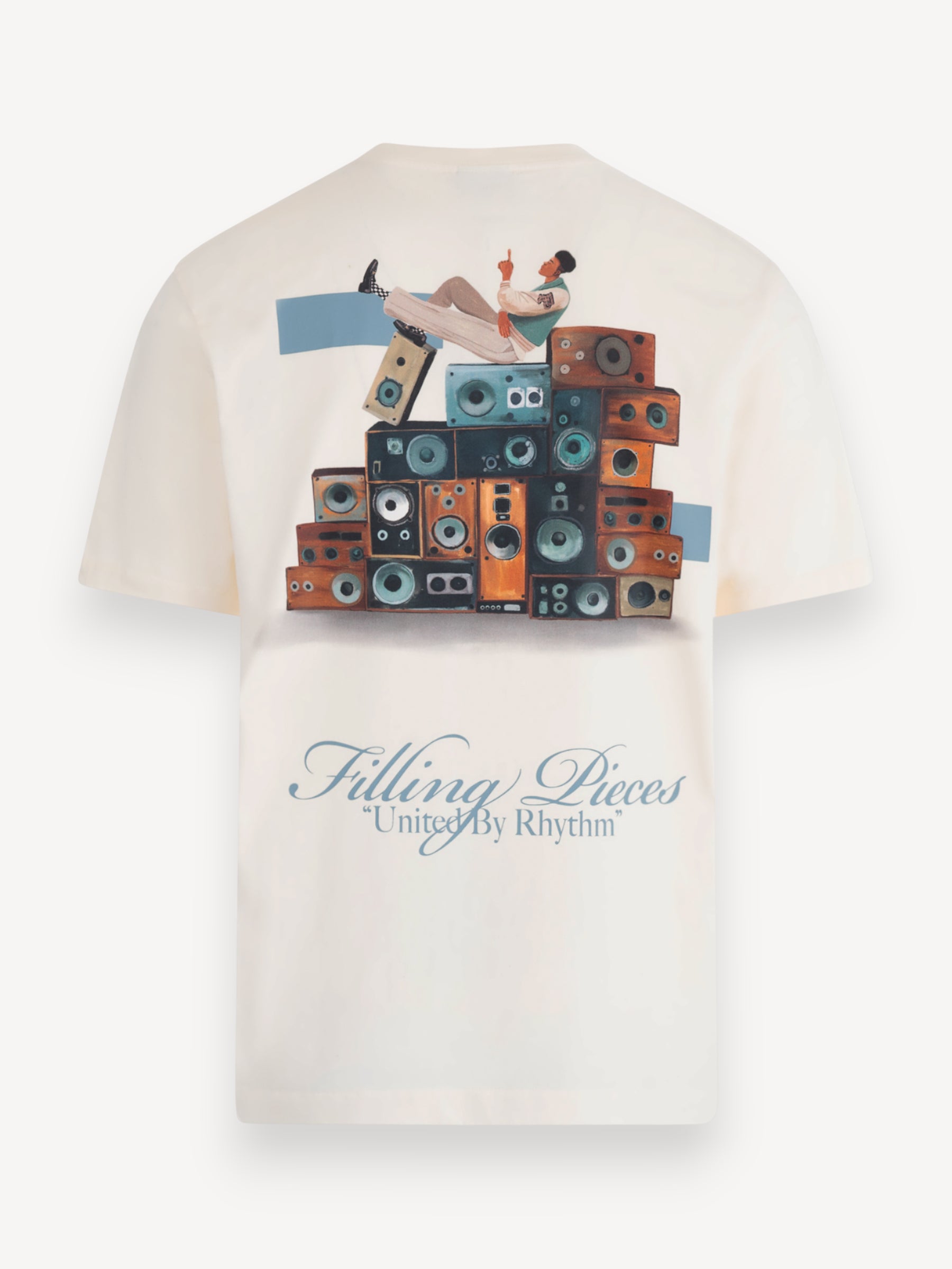 Speaker Wall T-Shirt - Antique White