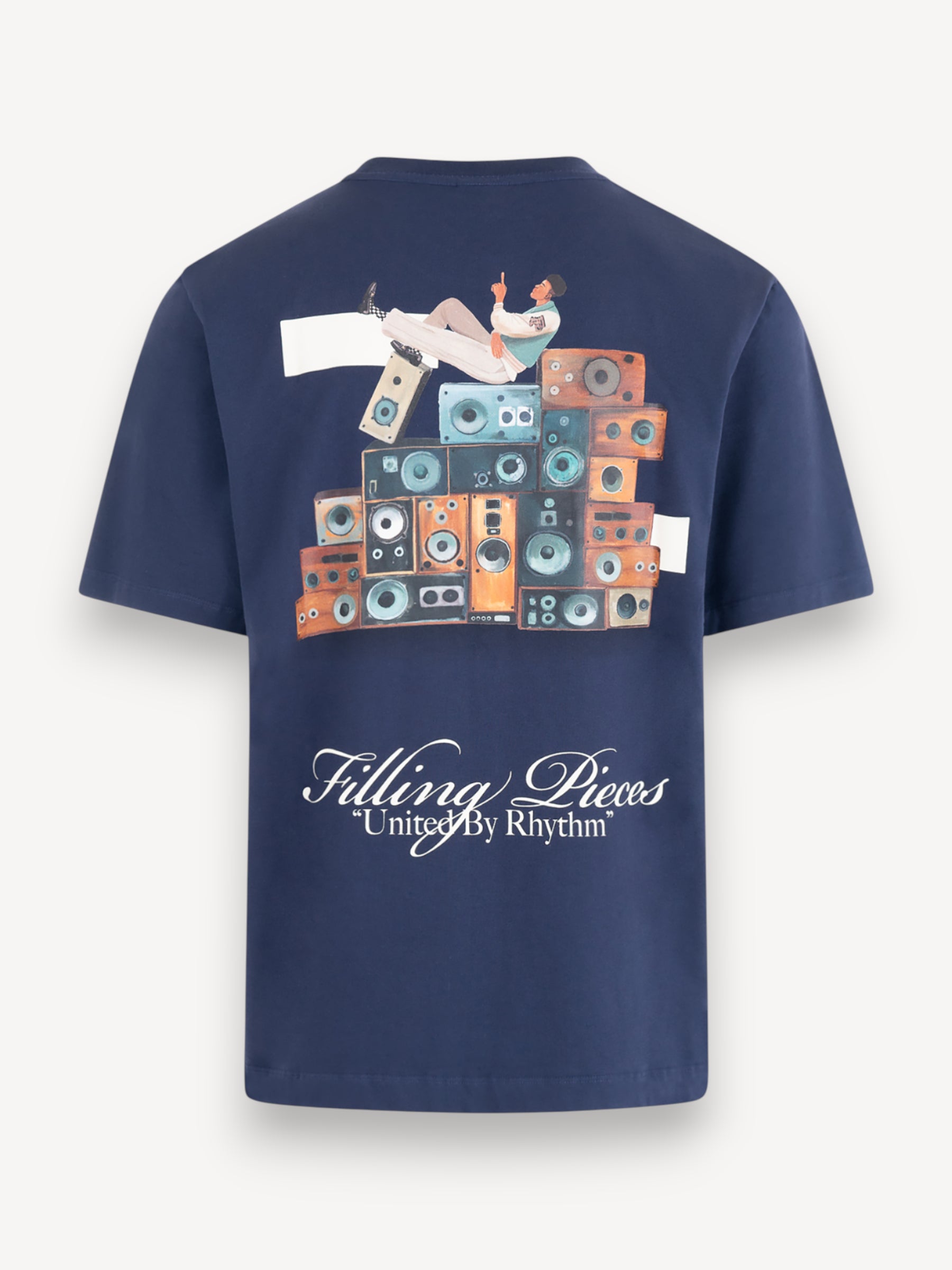 Speaker Wall T-Shirt - Navy