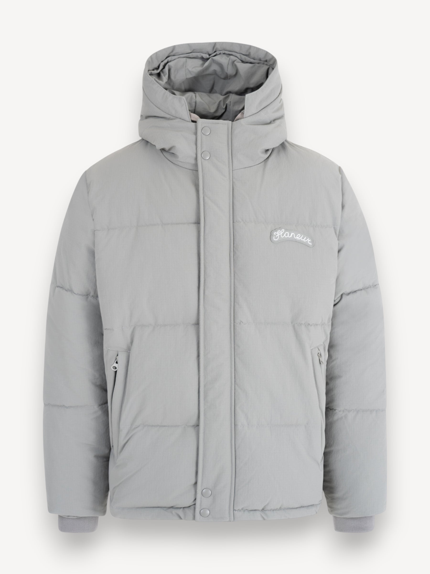 Signature Puffer Jacket - Grijs